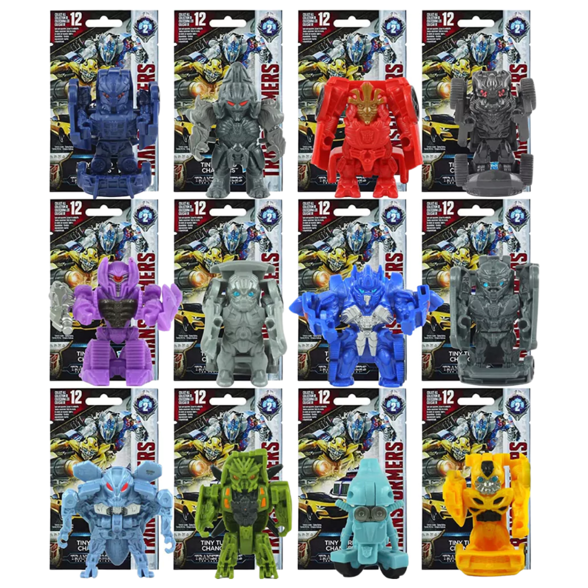 Transformers Tiny Turbo Changers Series 2 Identified Set of 12 - Toptoys2u