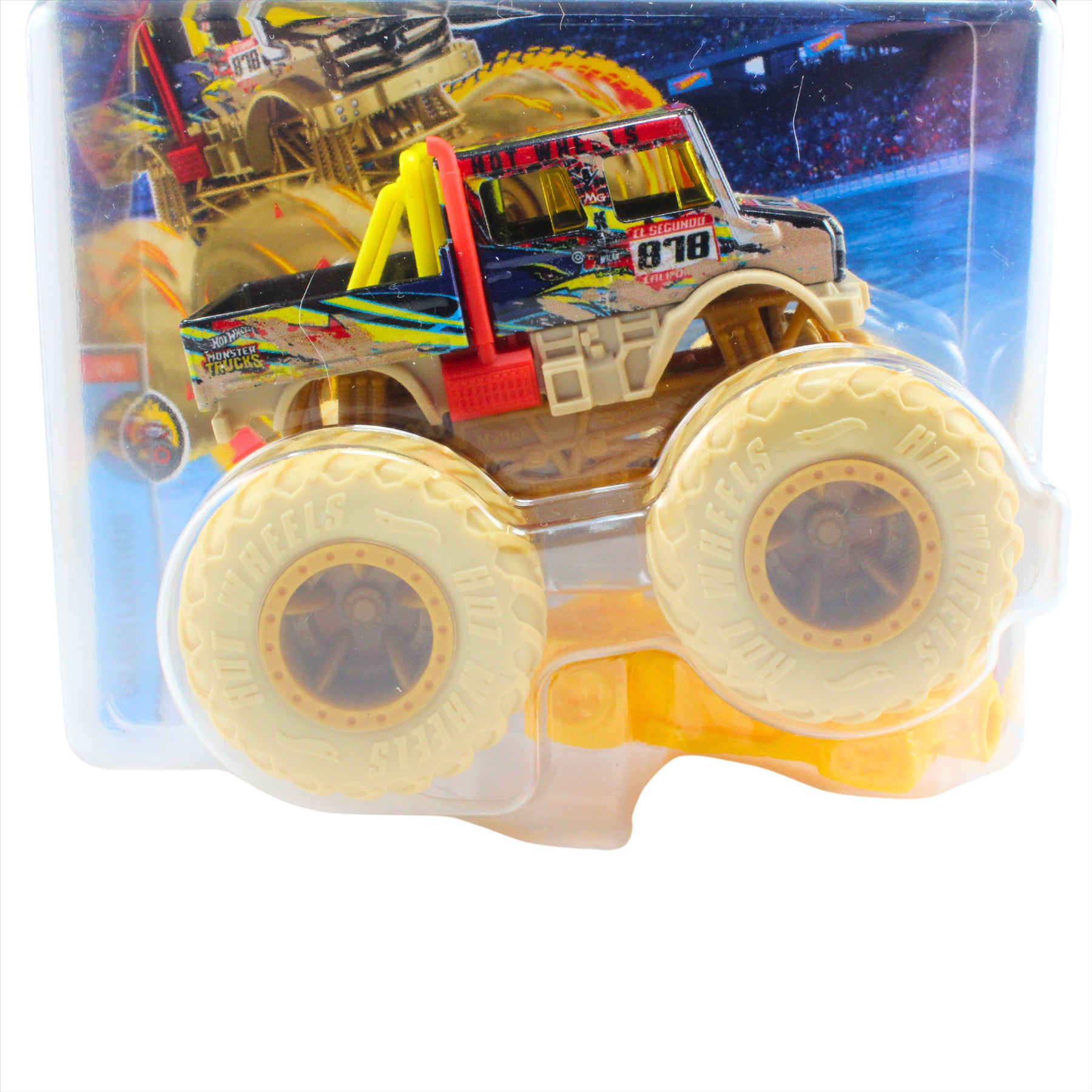 Hot Wheels Monster Trucks Crash Legends 1/4 Unimog Collectible Toy 1:64 Scale Diecast Model Vehicle - JDP97 - Toptoys2u