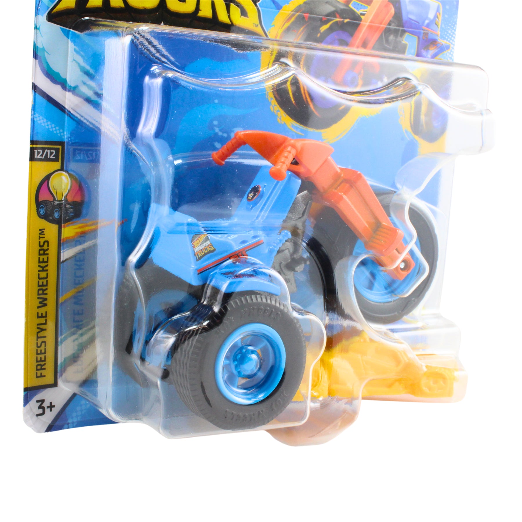 Hot Wheels Monster Trucks Freestyle Wreckers 12/12 HWMT Trike Collectible Toy 1:64 Scale Diecast Model Vehicle - HTM37 - Toptoys2u