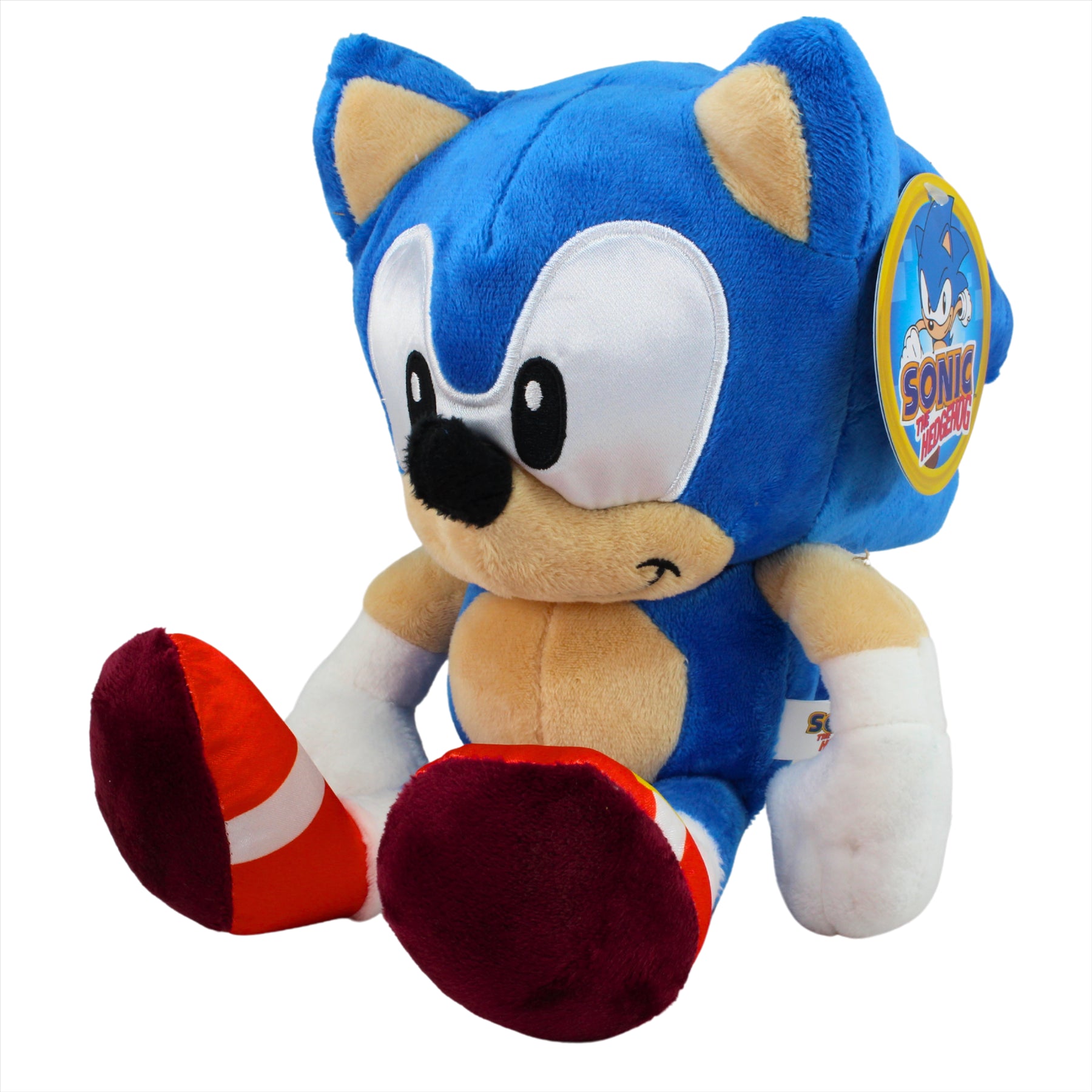 Sonic the Hedgehog Super Soft Sonic 30cm Gift Quality Plush Toy Figure - Toptoys2u