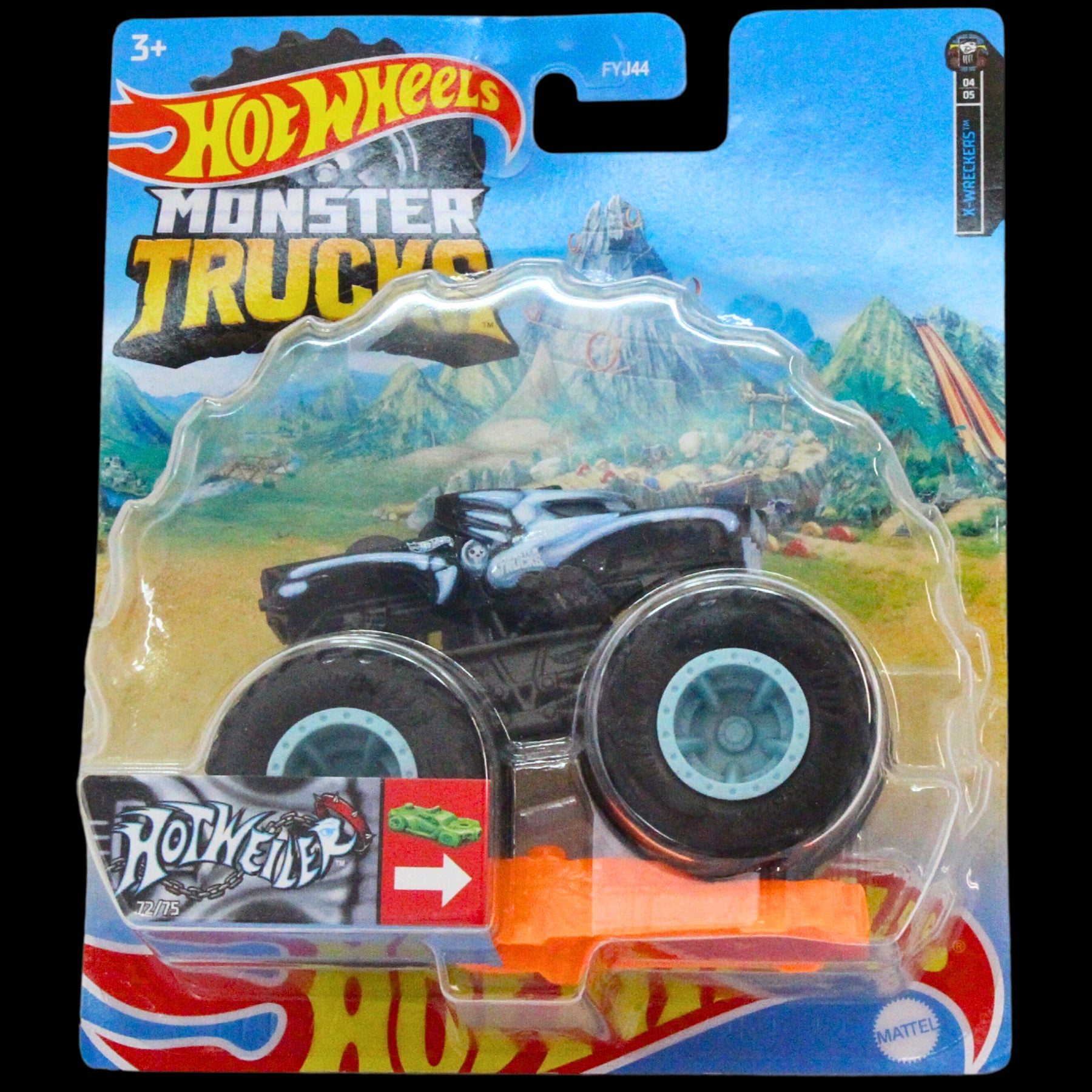 Hot Wheels Monster Trucks - 1:64 Scale Diecast - Hotweiler & HW Pizza Co - Twin Pack - Toptoys2u