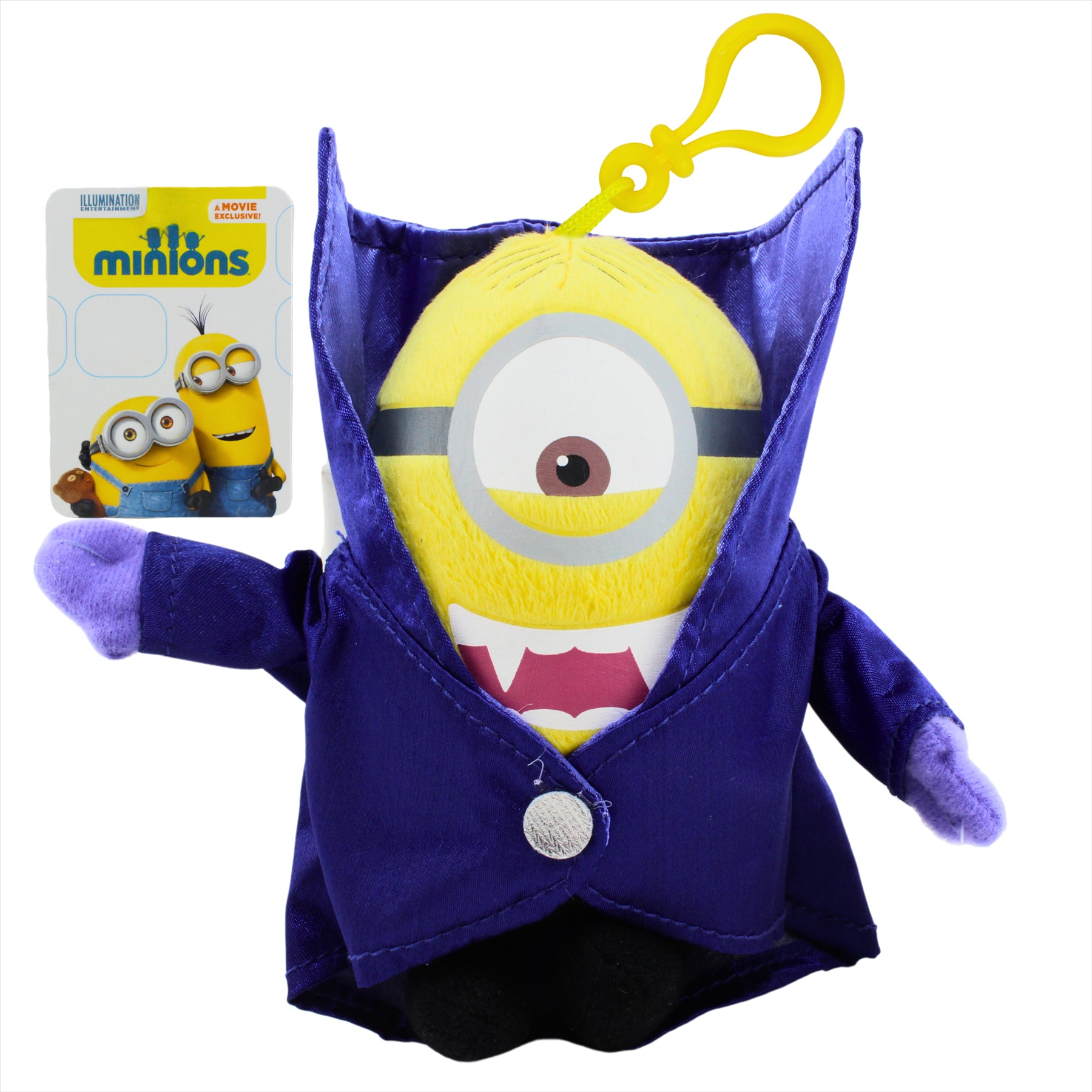 Despicable Me Minions 14cm Super Soft Gift Quality Plush Toy Key Clips - Set 1 Pack of 3 - Toptoys2u