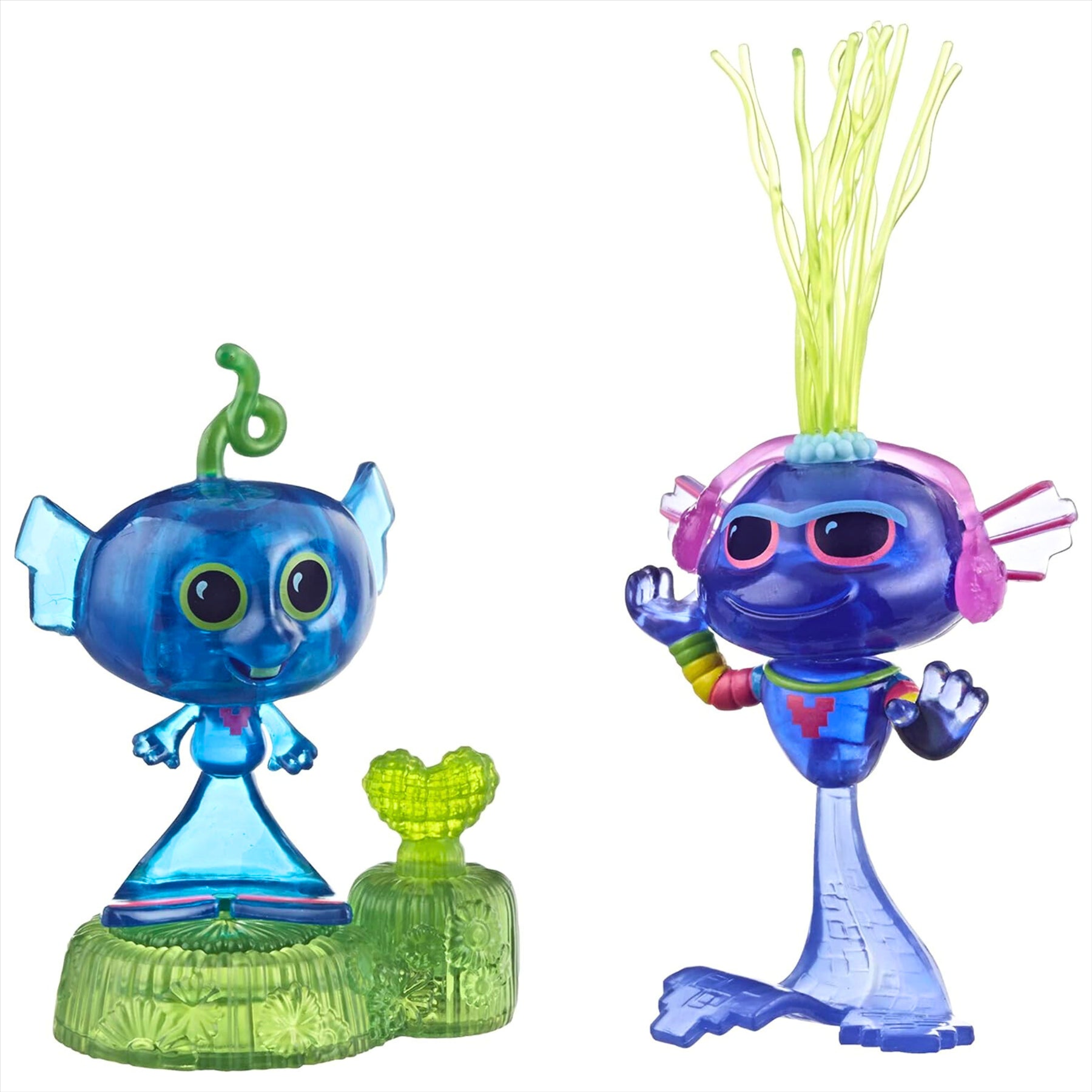 Trolls World Tour Techno Reef Bobble Miniature Toy Figure Playset with Accessories - Toptoys2u