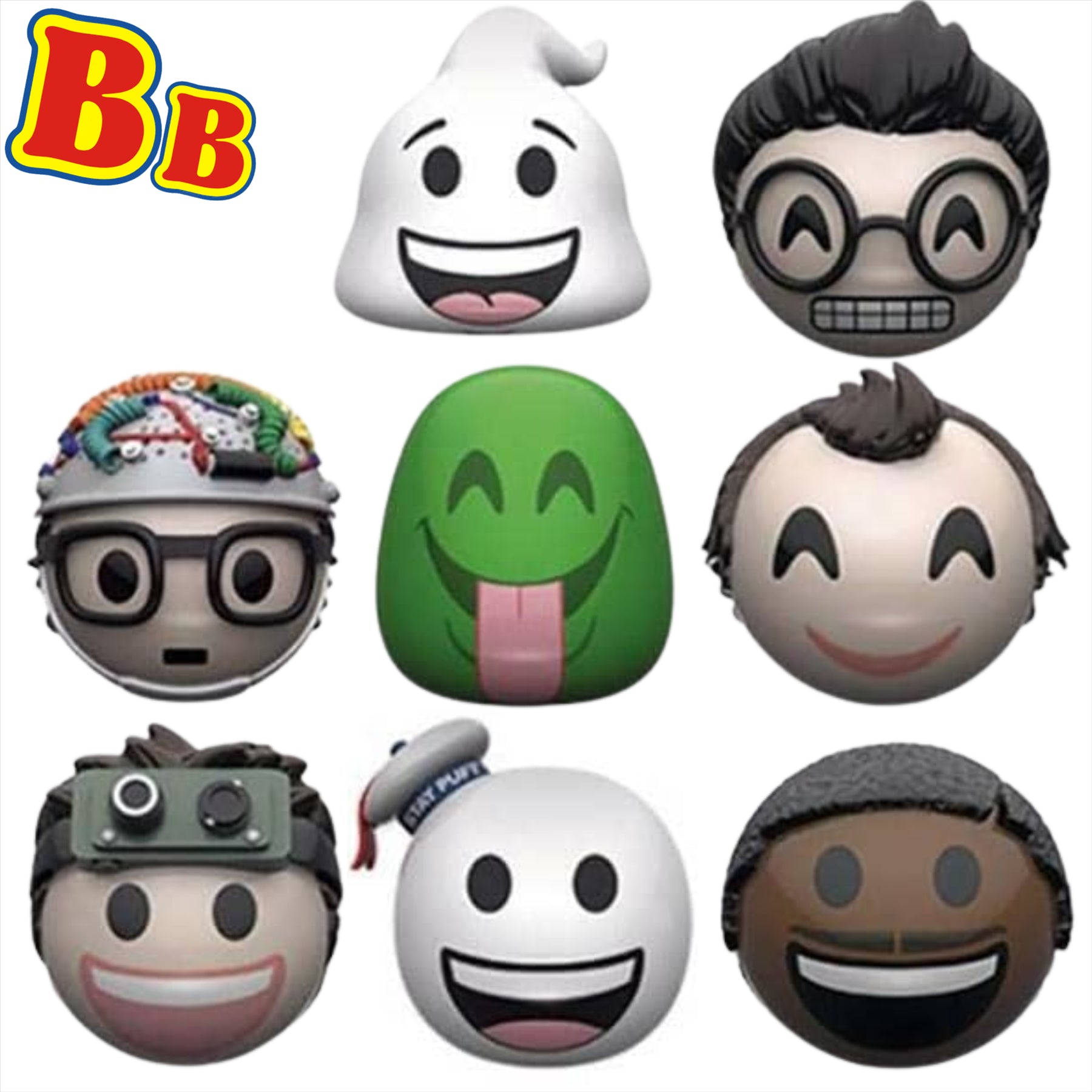 Ghostbusters - FunkoMyMoji Identified 4cm Collectible & Highly Detailed Figure Heads - Set 3 8-Pack - Toptoys2u