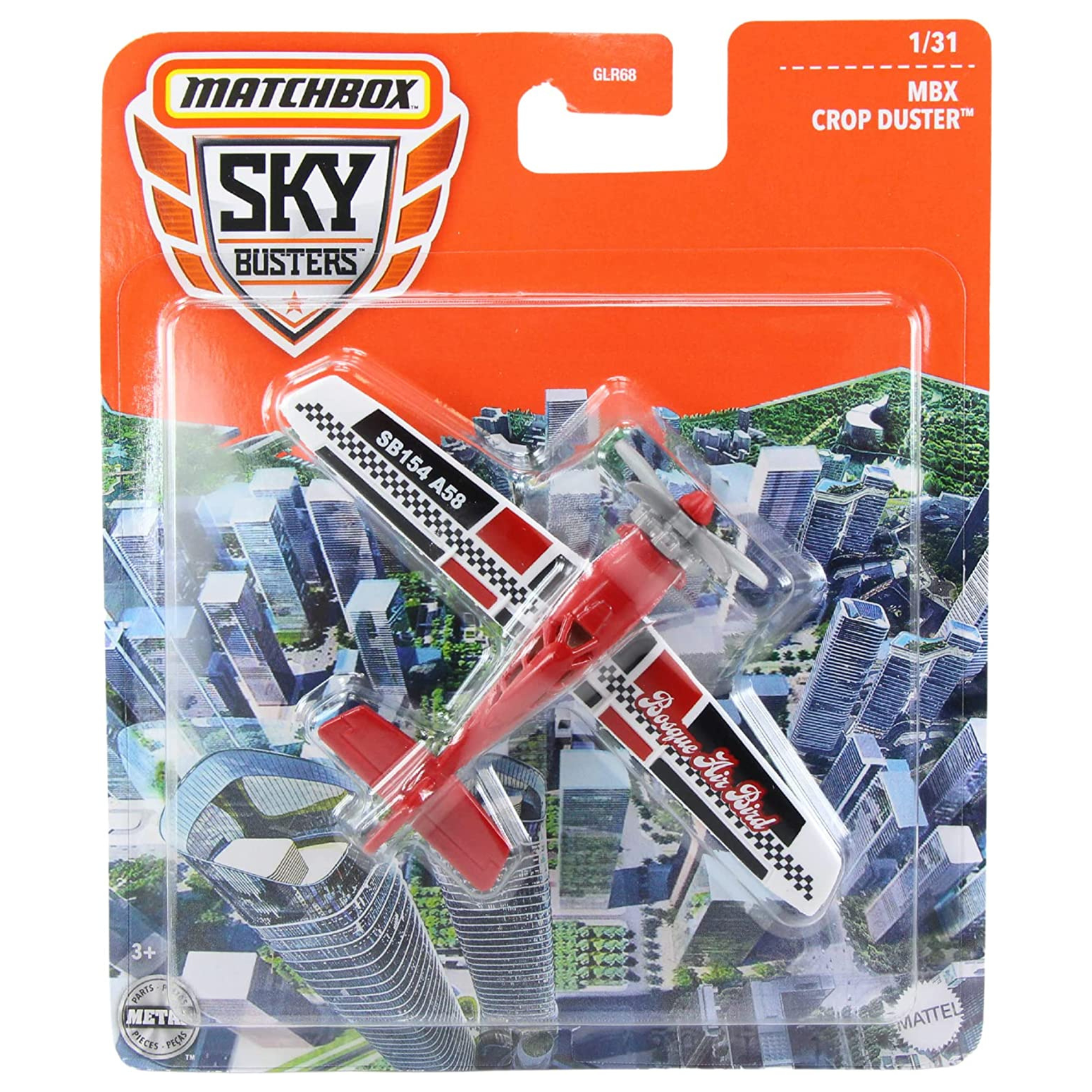 Matchbox Skybusters MBX Crop Duster Diecast Plane 1:64 Scale - Toptoys2u