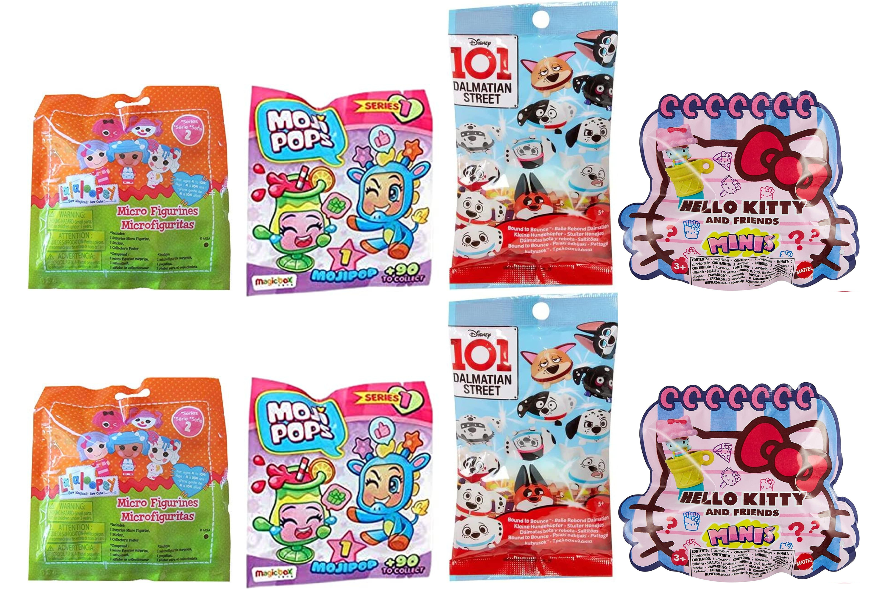  Toptoys2u Bargain Bundles Hello Kitty Blind Bag Set - 2x Double  Dippers Surprise & 2x Friends Surprise Blind Bags - Set of 4 Blind Bags :  Toys & Games