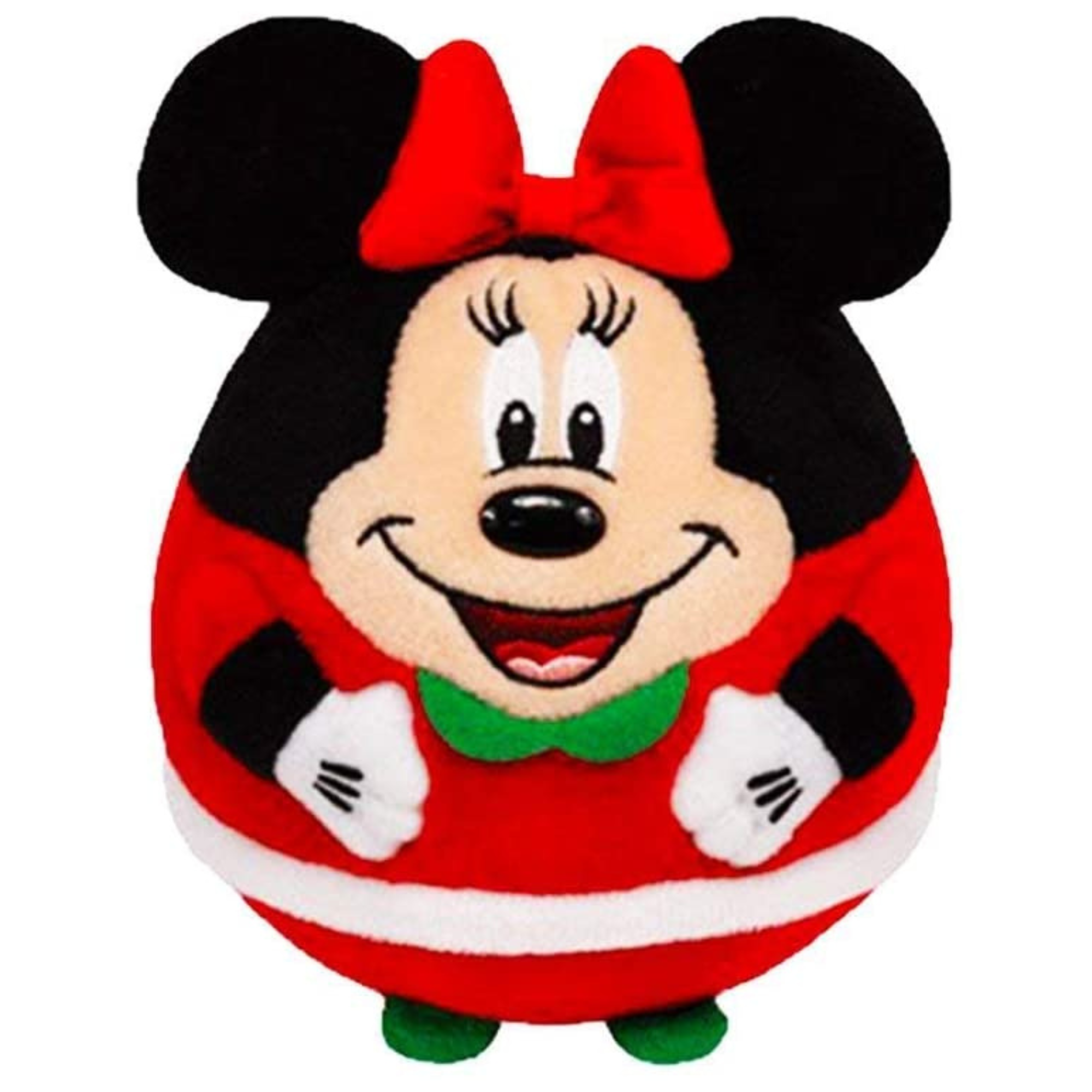 Ty Beanie Ballz - Disney Minnie Mouse Christmas Edition 5" Plush Toy - Toptoys2u