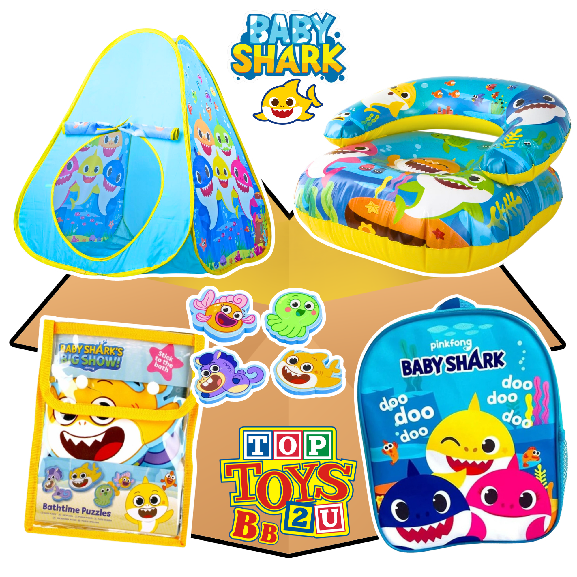 Toptoys2u Baby Shark Prebuilt Bargain Bundles - Toptoys2u