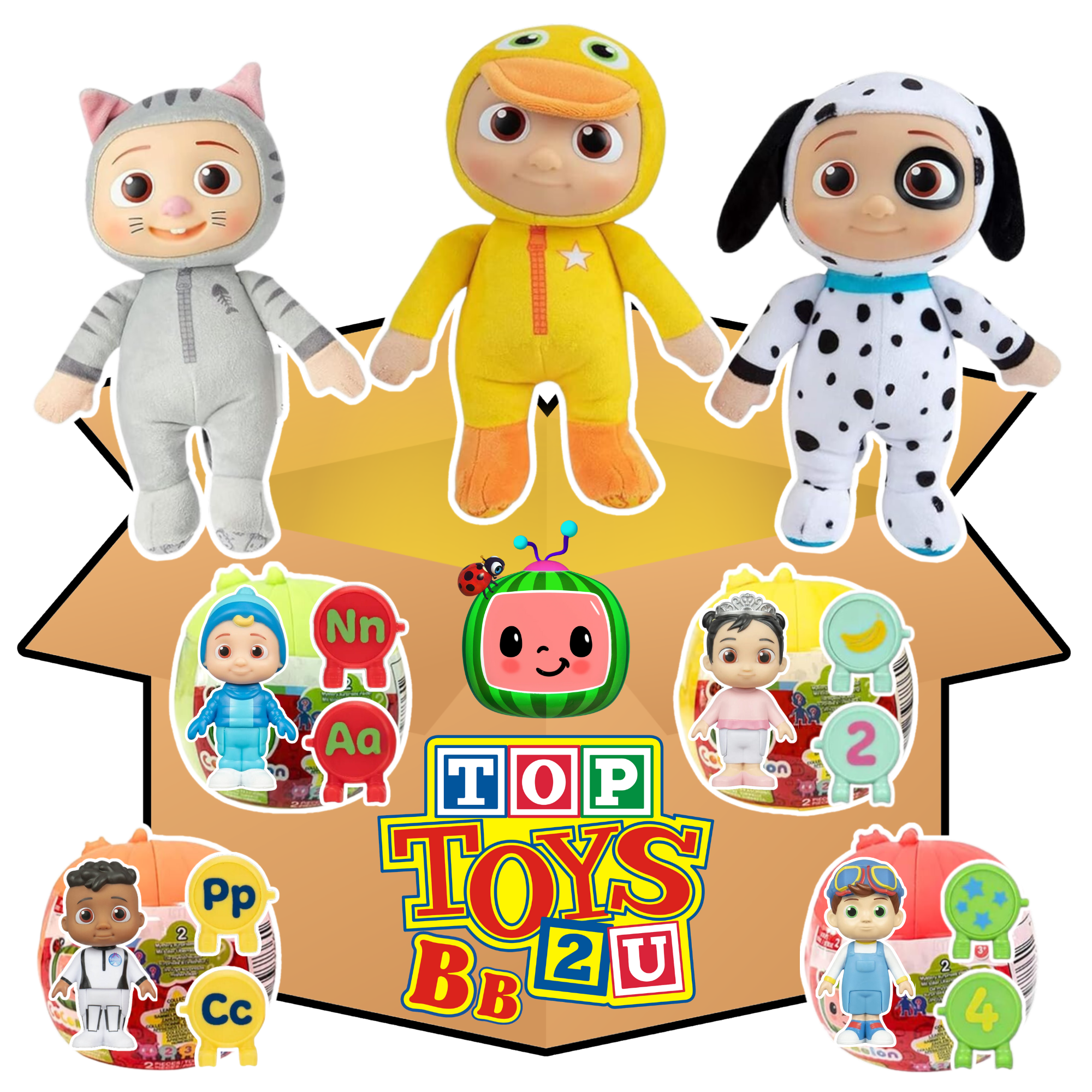 Toptoys2u CoComelon Prebuilt Bargain Bundles - Toptoys2u