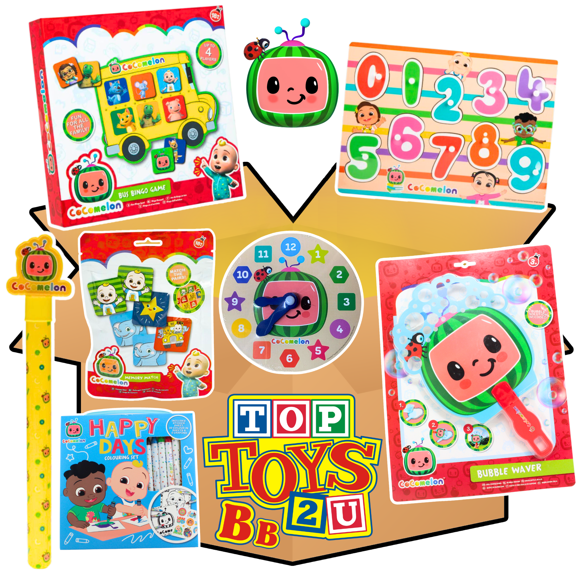 Toptoys2u CoComelon Prebuilt Bargain Bundles - Toptoys2u