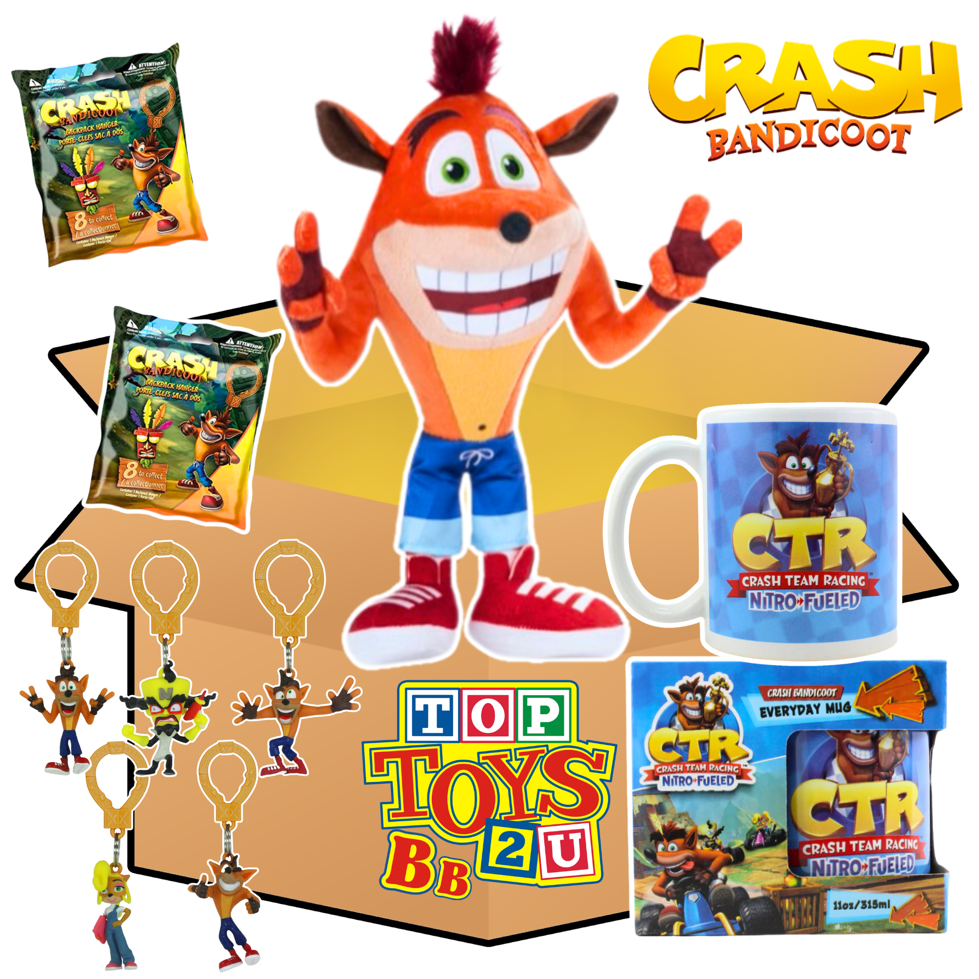 Toptoys2u Crash Bandicoot Prebuilt Bargain Bundles - Toptoys2u