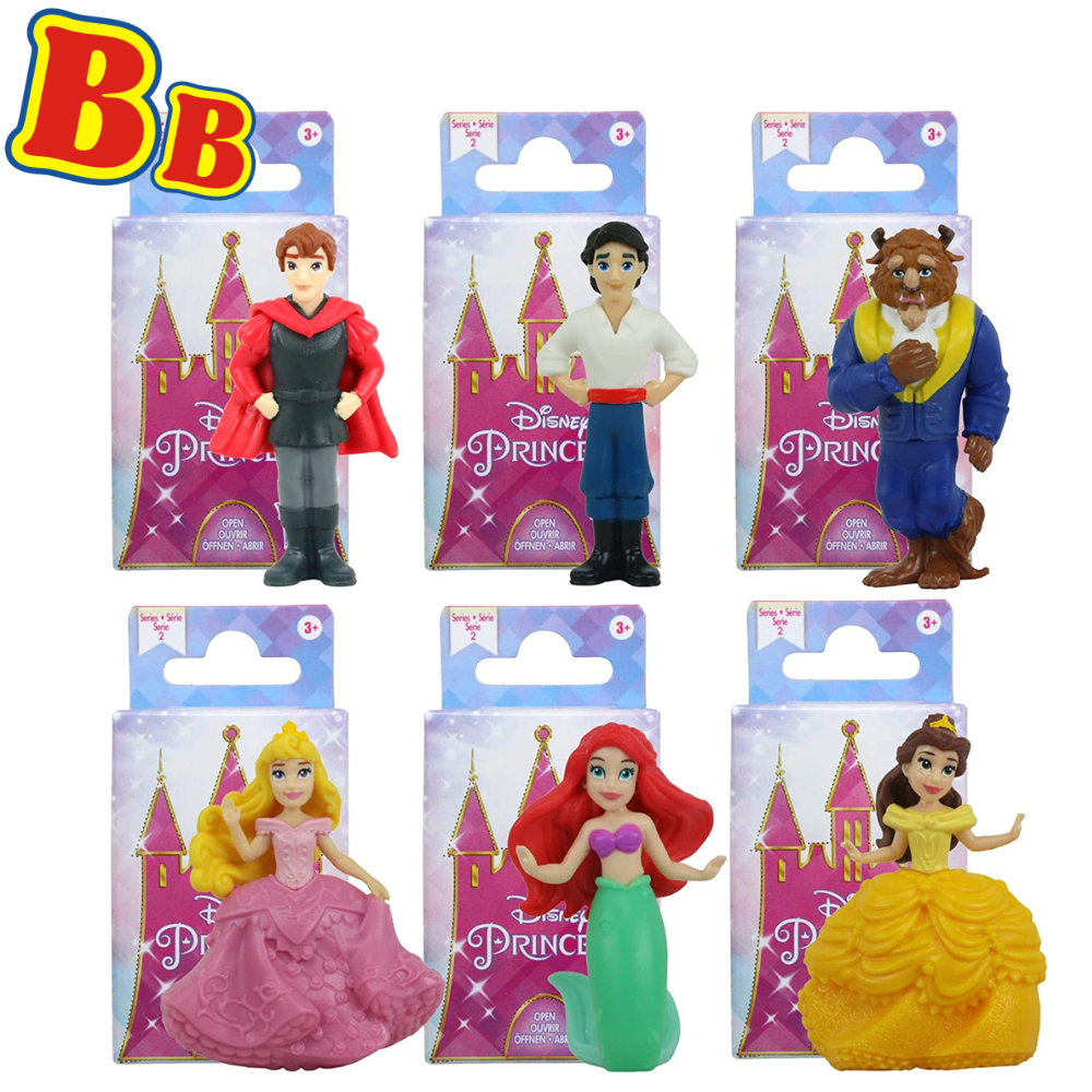 Disney Princess Identified Blind Bag Figures Set 2 - Pack of 6 - Toptoys2u