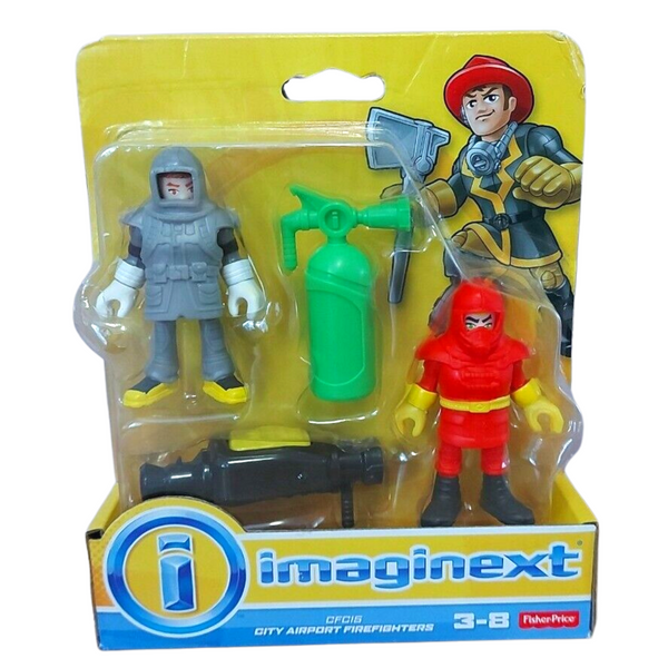 Fisher-Price Imaginext City Airport Firefighters - Toptoys2u