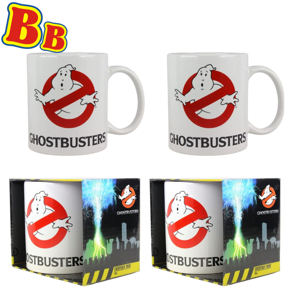 Ghostbusters Ceramic Mug Gift Sets - Ghostbuster Logo Twin Pack 330ml - Toptoys2u