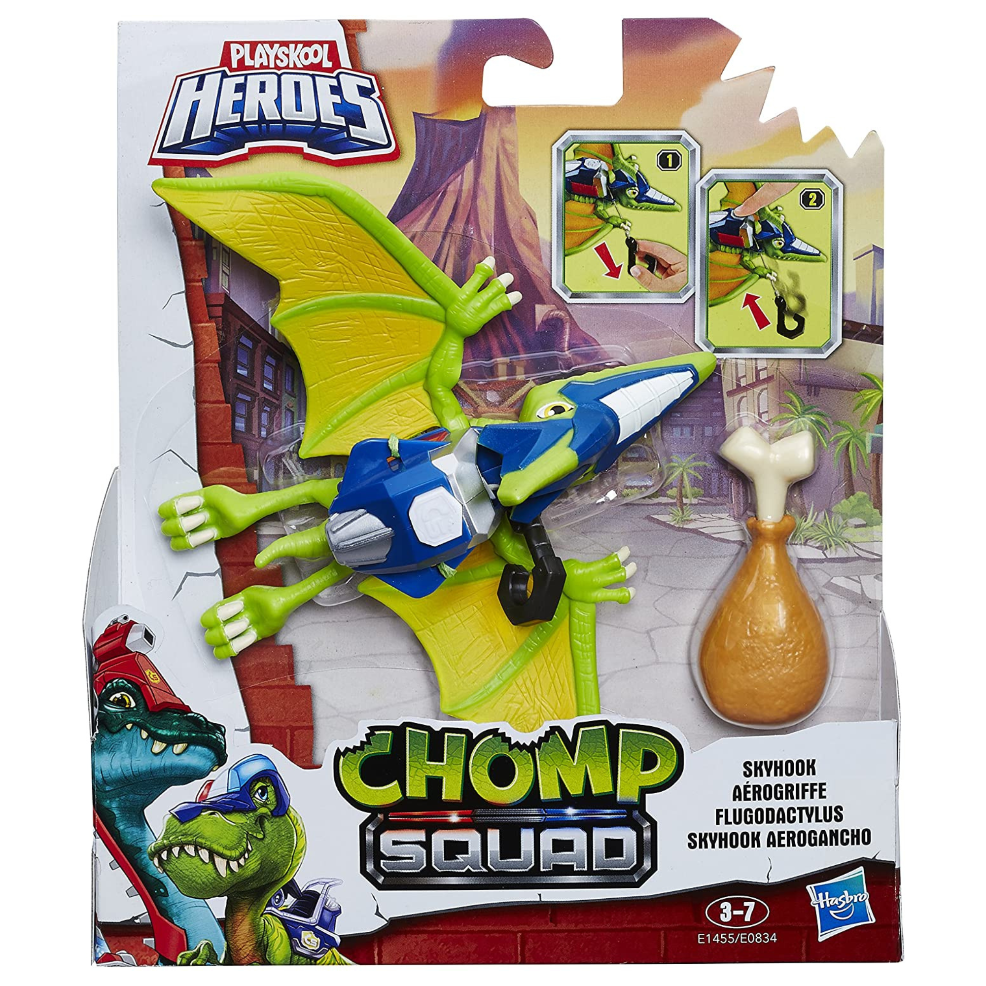 Playskool Heroes Chomp Squad Skyhook Dinosaur Action Figure - Toptoys2u