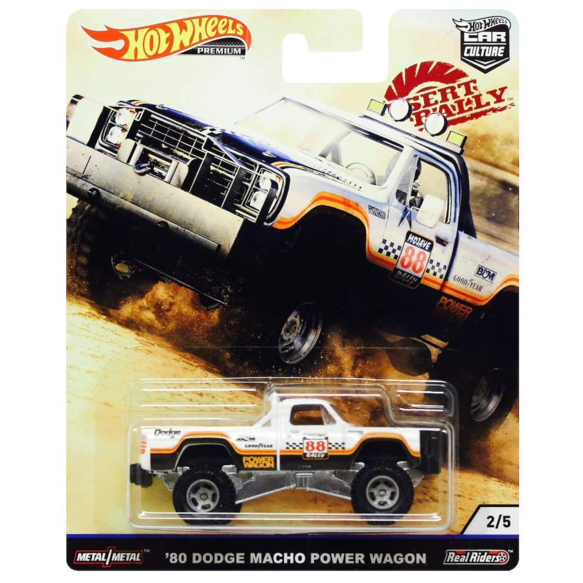 Hot Wheels FYN73 Dodge Macho Power Wagon Desert Rally 2/5 - Toptoys2u