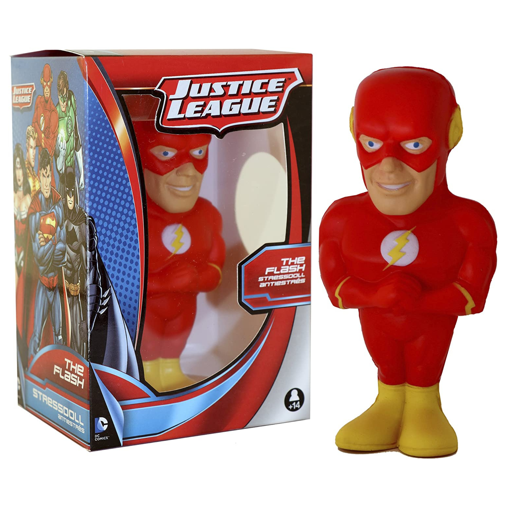 Justice League Flash DC Figure, 5.5" Stress Doll - Toptoys2u