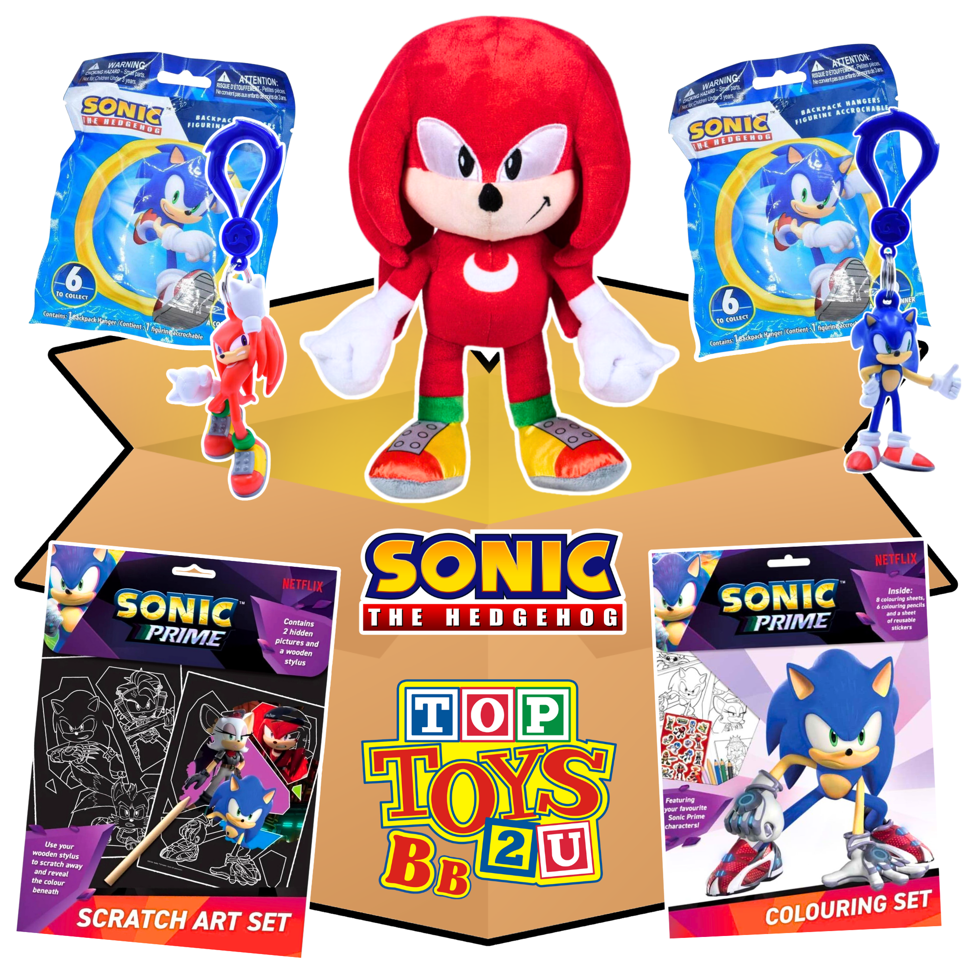 Toptoys2u Sonic the Hedgehog Prebuilt Bargain Bundles - Toptoys2u