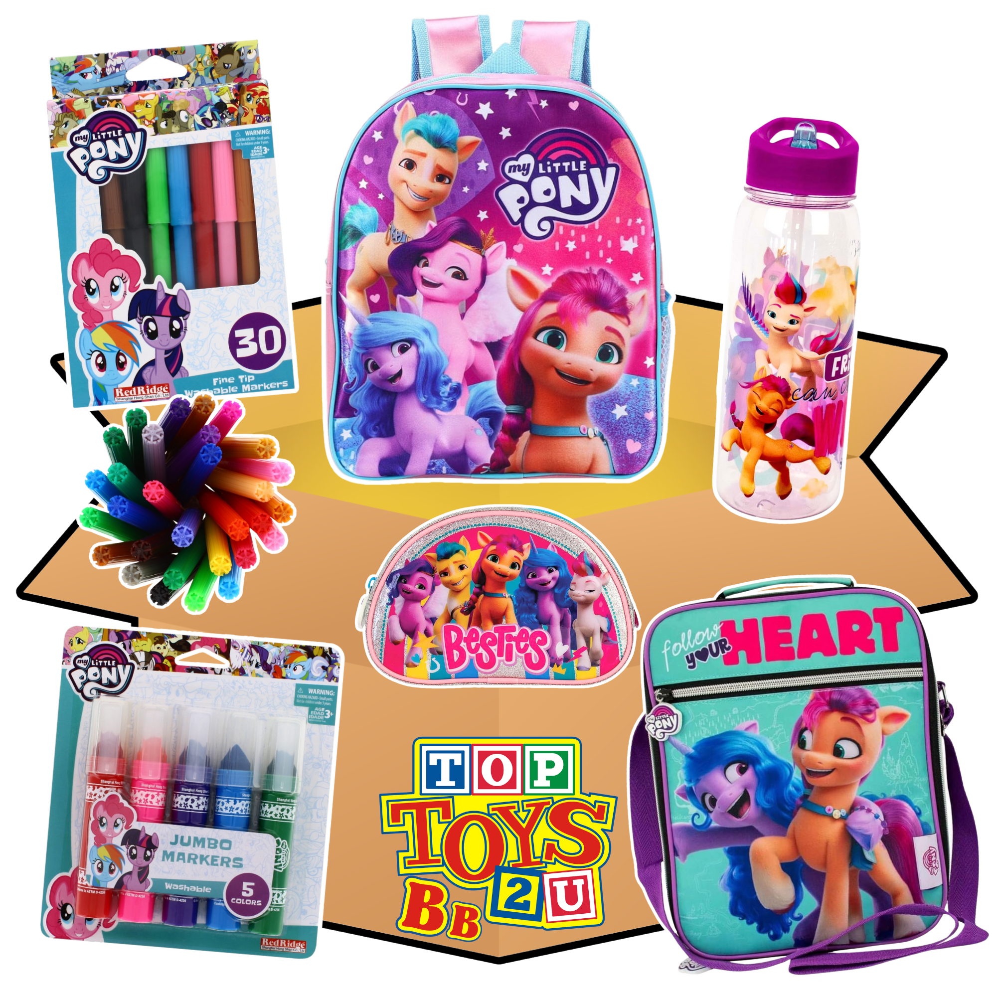 Toptoys2u My Little Pony Prebuilt Bargain Bundles - Toptoys2u