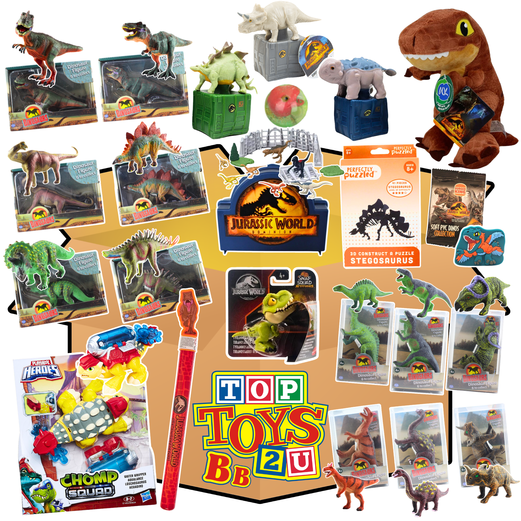 Toptoys2u Dinosaur Prebuilt Bargain Bundles - Toptoys2u