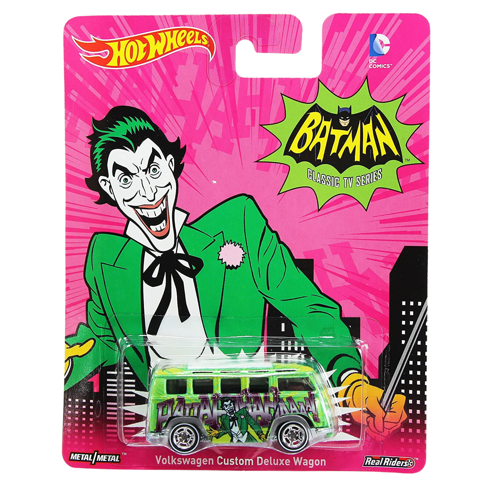 Hot Wheels Batman Classic TV Series - Joker Diecast Volkswagen Custom Deluxe Wagon - Toptoys2u