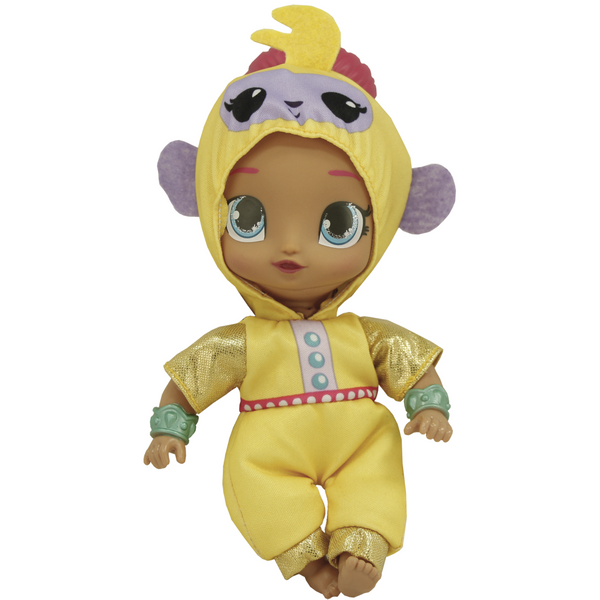 Shimmer & Shine Mini Genie Baby Doll - Yellow Shimmer 7" - Toptoys2u