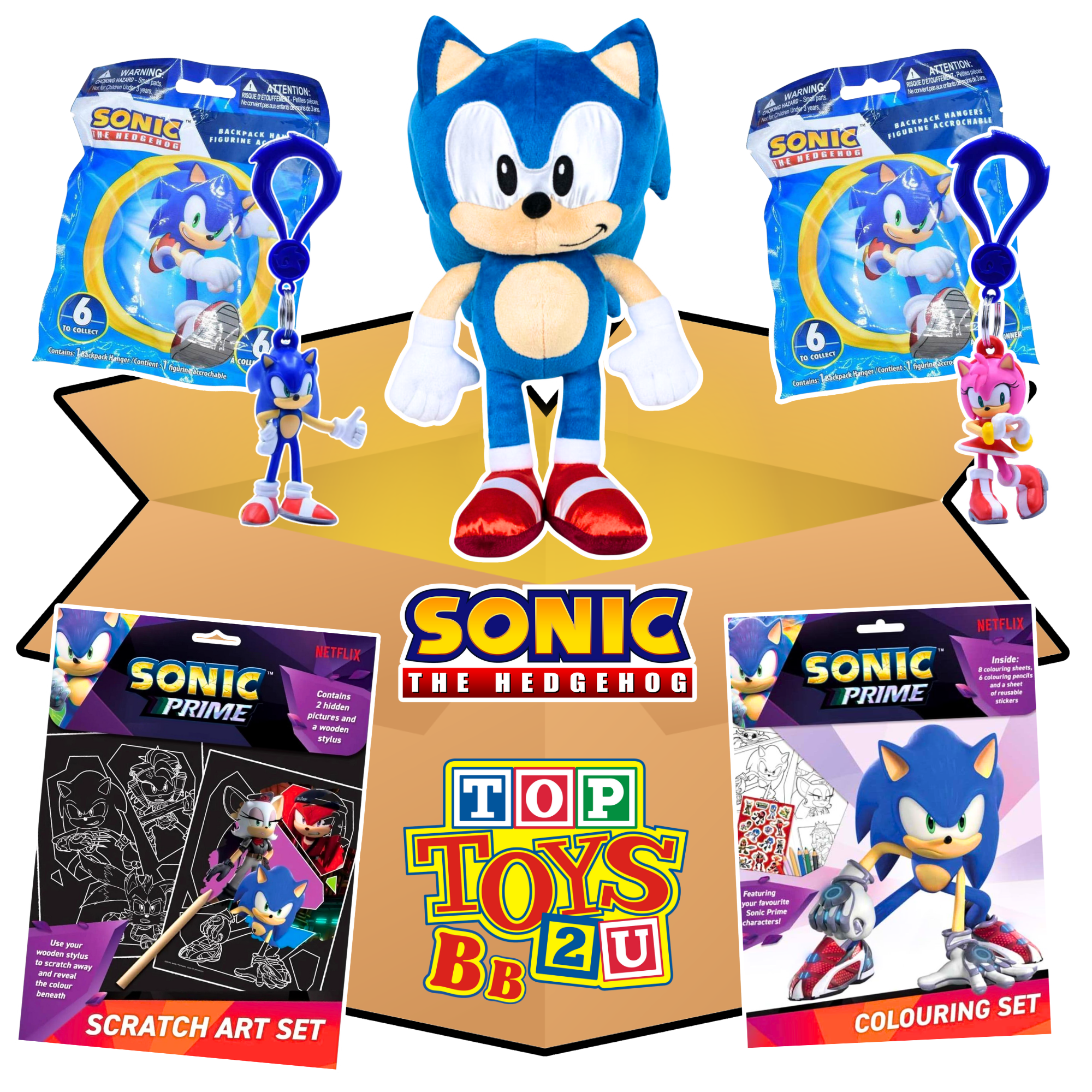 Toptoys2u Sonic the Hedgehog Prebuilt Bargain Bundles - Toptoys2u