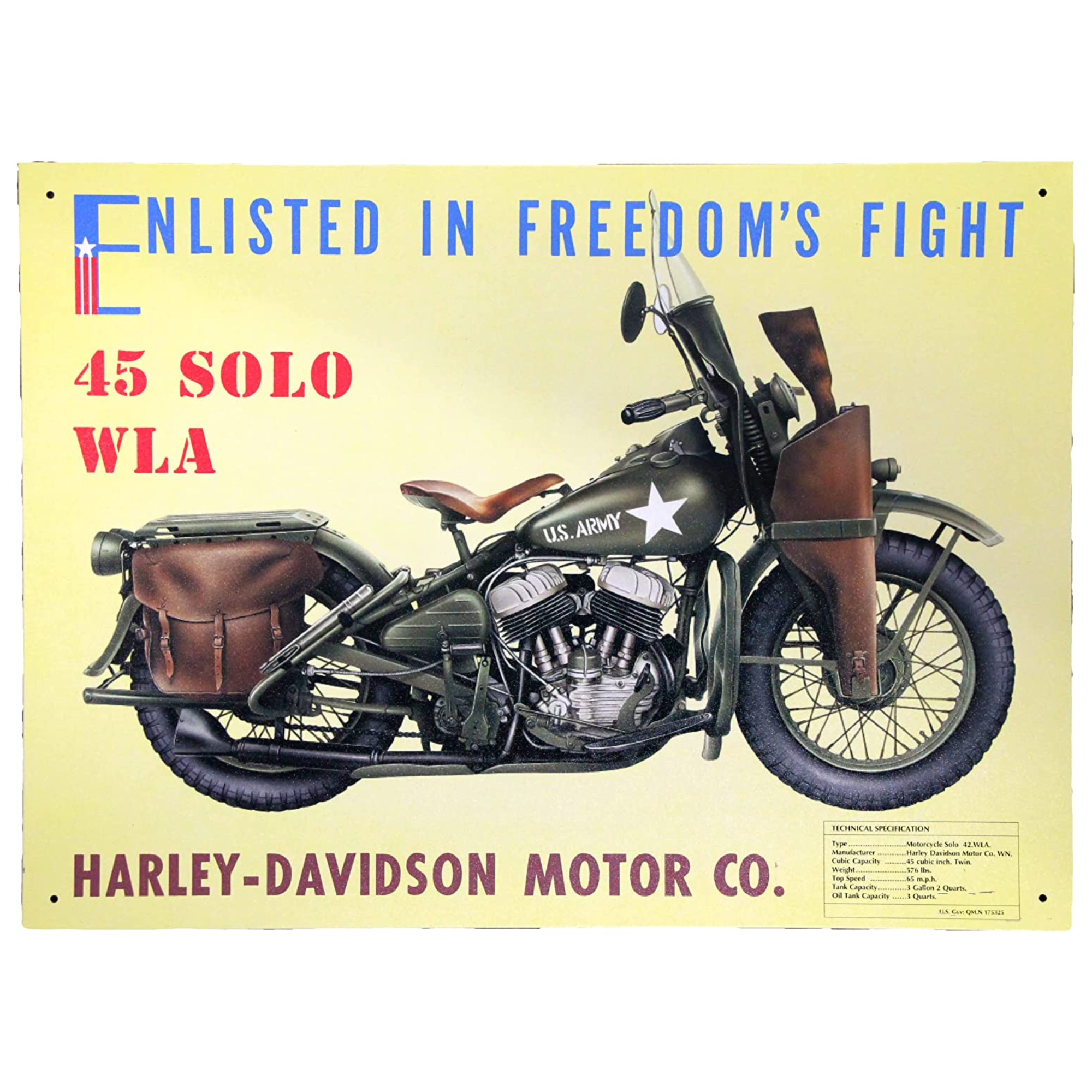 Three Sisters Retro Wall Art Tin Sign Plaque 30cm x 40cm - Harley Davidson - Toptoys2u