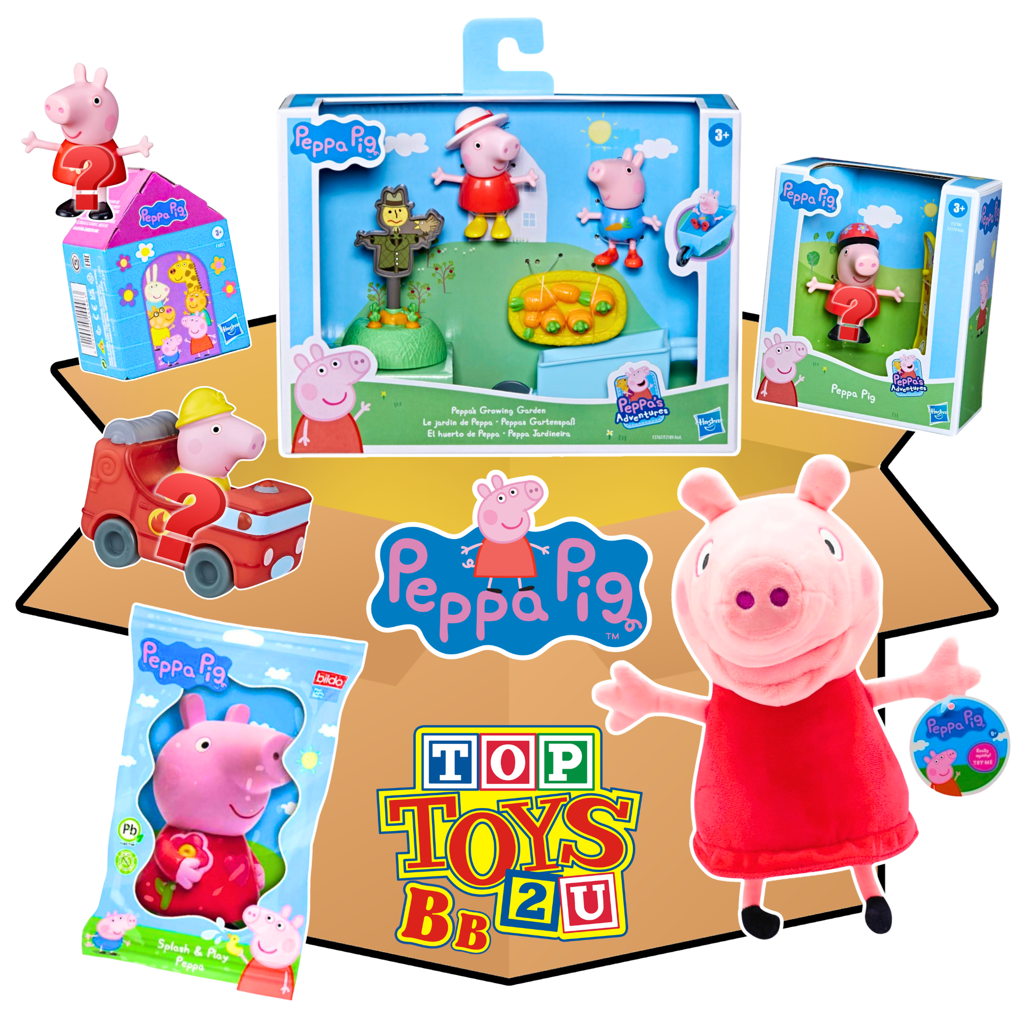 Peppa Pig Figures and Playsets Bargain Bundle Box