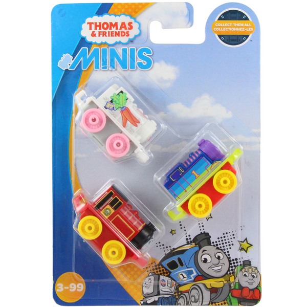 Thomas & Friends Minis 3 Pack - Victor, Bunny Rosie & Rainbow Thomas GBB52 - Toptoys2u