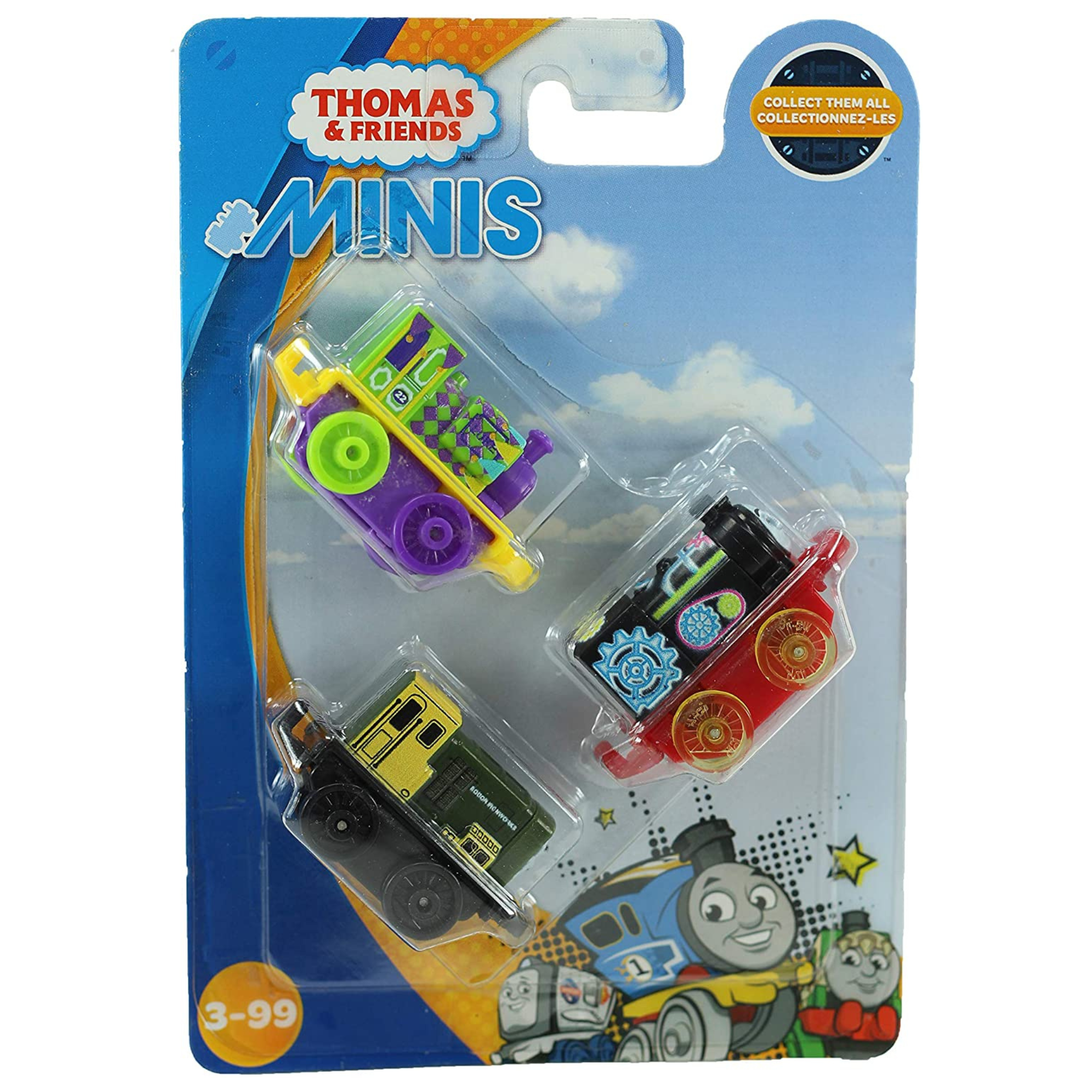 Thomas & Friends Minis 3 Pack - Jester Luke, X-Ray Victor & Iron Bert GBB56 - Toptoys2u
