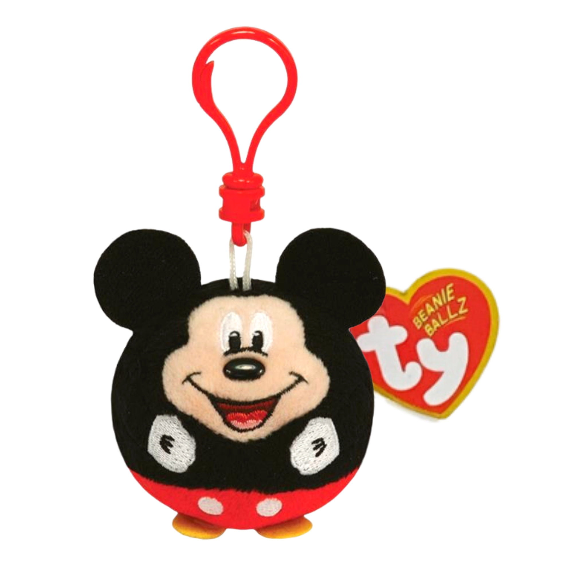 Ty Beanie Ballz Disney Mickey Mouse 3" Bag Clip - Toptoys2u