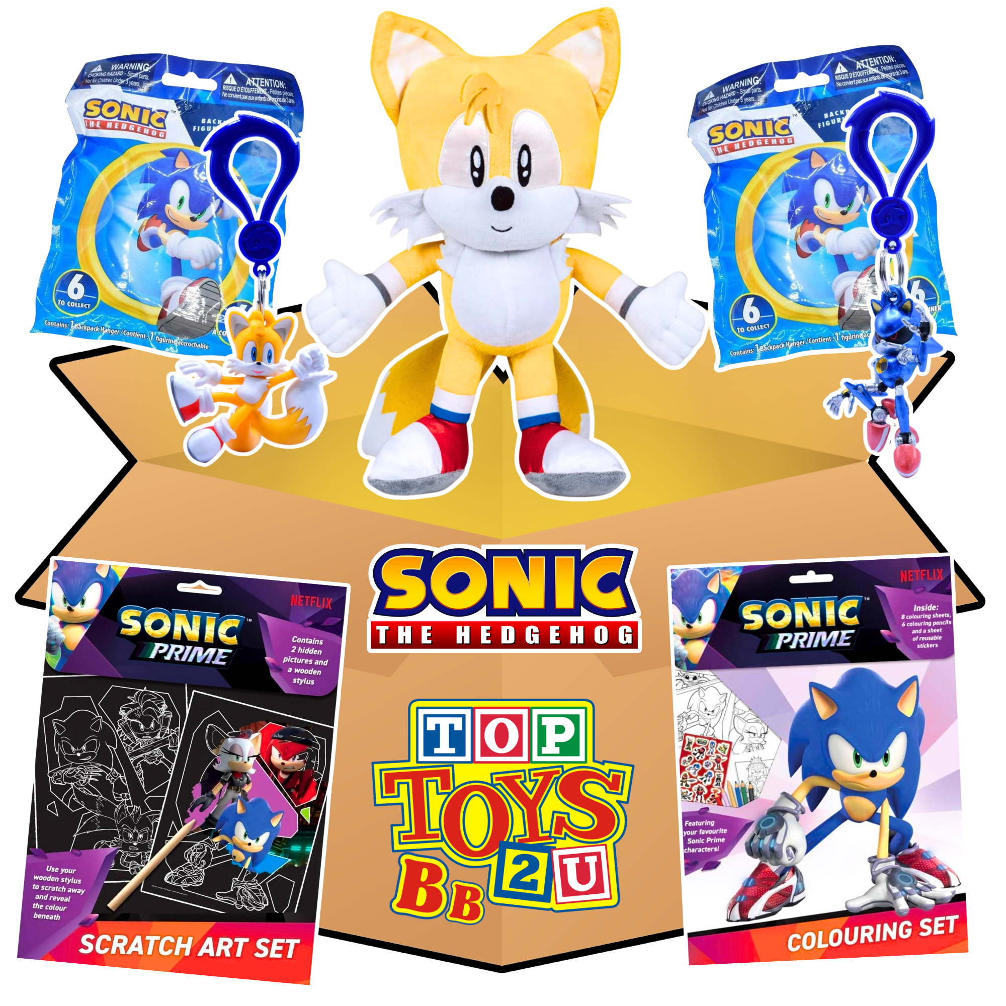 Toptoys2u Sonic the Hedgehog Prebuilt Bargain Bundles - Toptoys2u