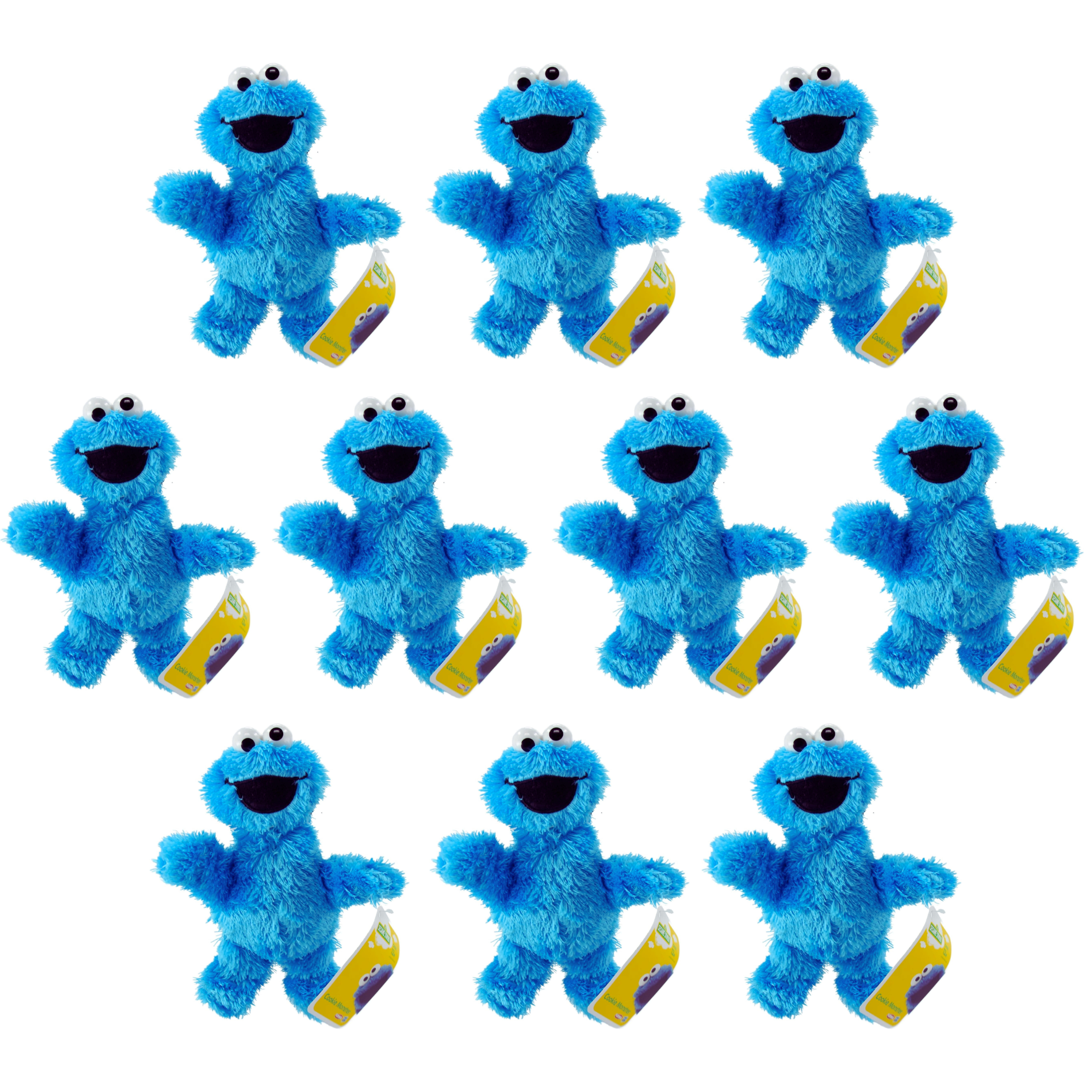 Sesame Street - Plush 9" 23cm Cookie Monster - Pack of 10 - Toptoys2u