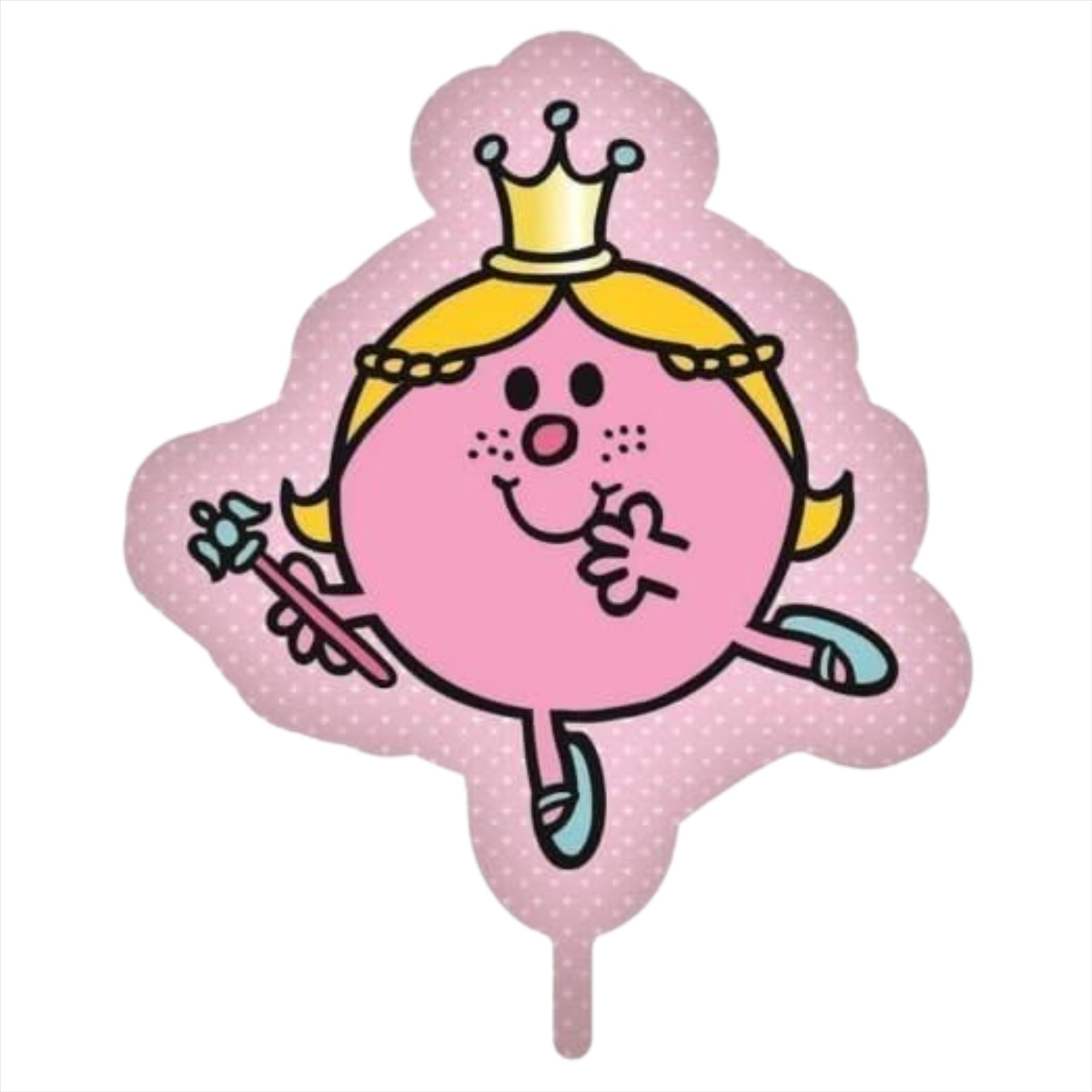 Mr Men Little Miss Princess Heart Shaped and Super Shape Foil Party Balloons - Twin Pack - Toptoys2u