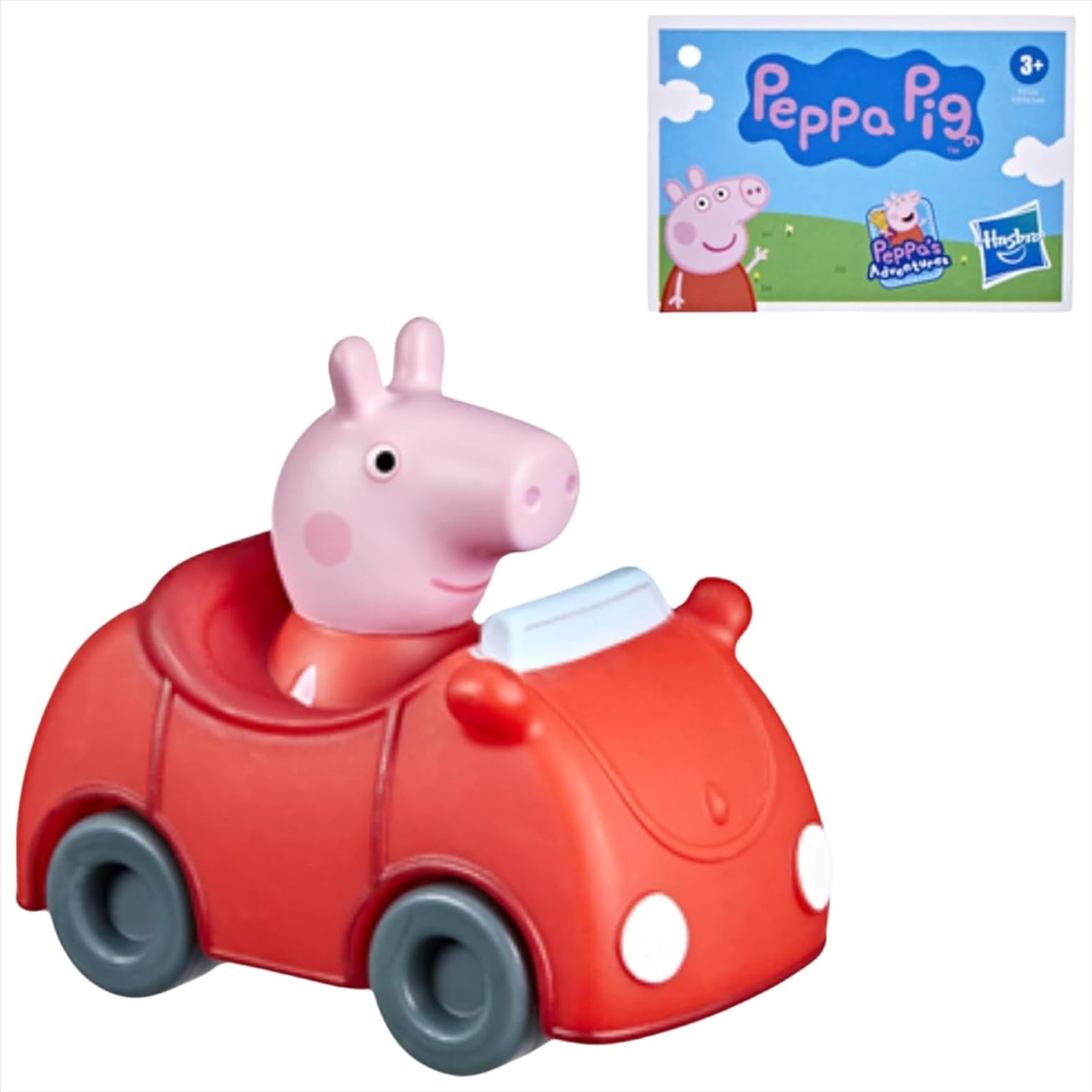 Peppa Pig Little Buggies Toy Character Vehicles Play Set - Zoey, George, Peppa, Mummy Pig, Suzy, and Freddy - Toptoys2u