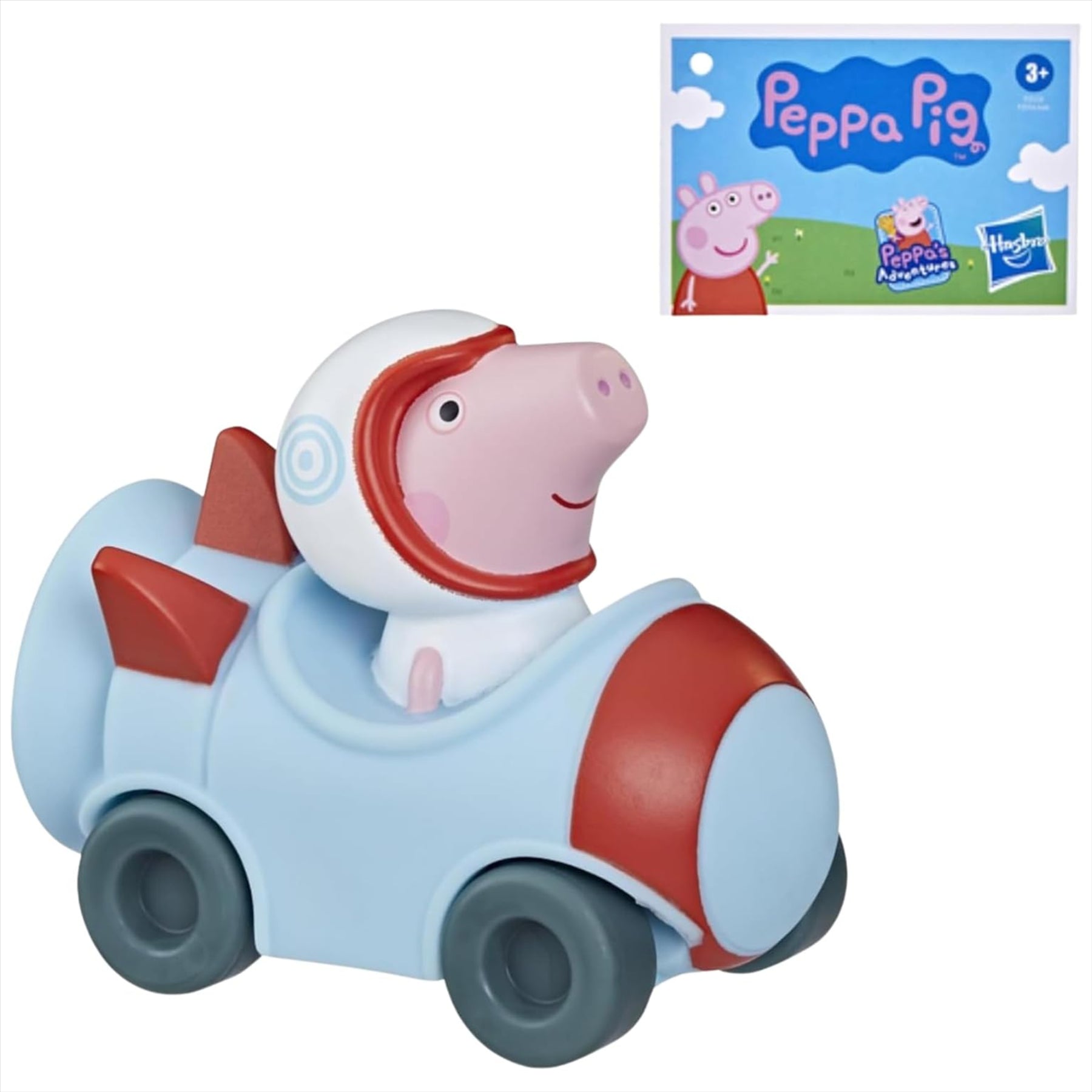 Peppa Pig Little Buggies Toy Character Vehicles Play Set - Zoey, George, Peppa, Mummy Pig, Suzy, and Freddy - Toptoys2u