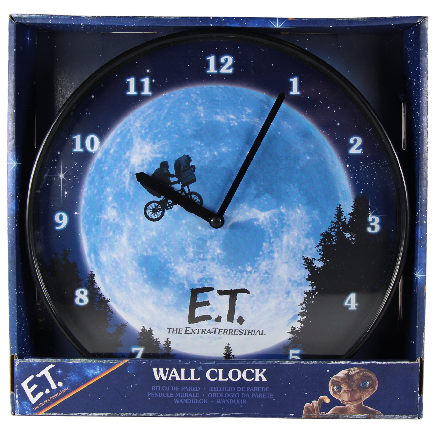 E.T. The Extra-Terrestrial 10" 26cm Wall Clock - Toptoys2u
