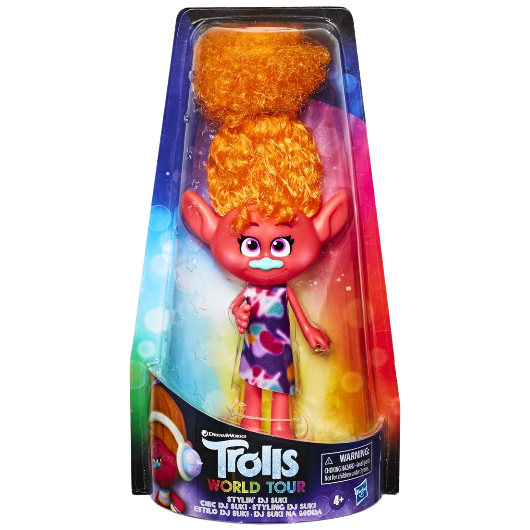 Trolls World Tour Stylin' DJ Suki 23cm Fashion Doll with Removable Dress and Hair Accessory - Toptoys2u