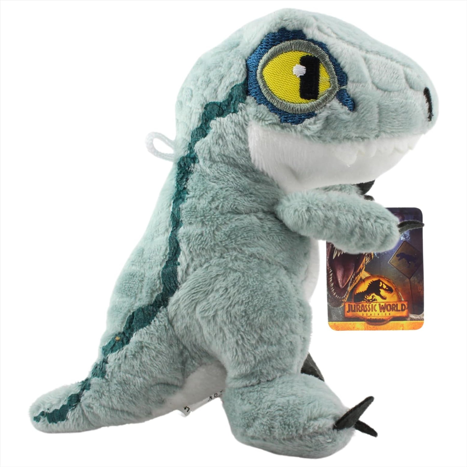 Jurassic World Dominion - T-Rex & Blue the Velociraptor Super Soft 15cm 6" Plush Dinosaur Toy Set - Pack of 2 - Toptoys2u