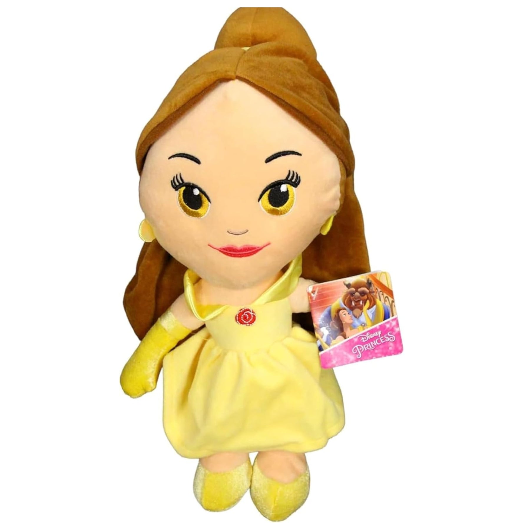 Disney Princess Beauty and the Beast Belle 36cm Super Soft Plush Toy and Funko Popsies Figure - Twin Pack - Toptoys2u