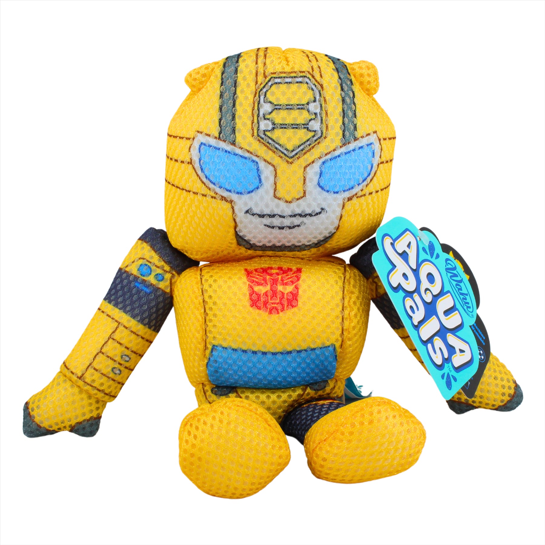 Aqua Pals Transformers Super Soft Bumblebee 25cm Aquatic Plush Bath Toy - Toptoys2u