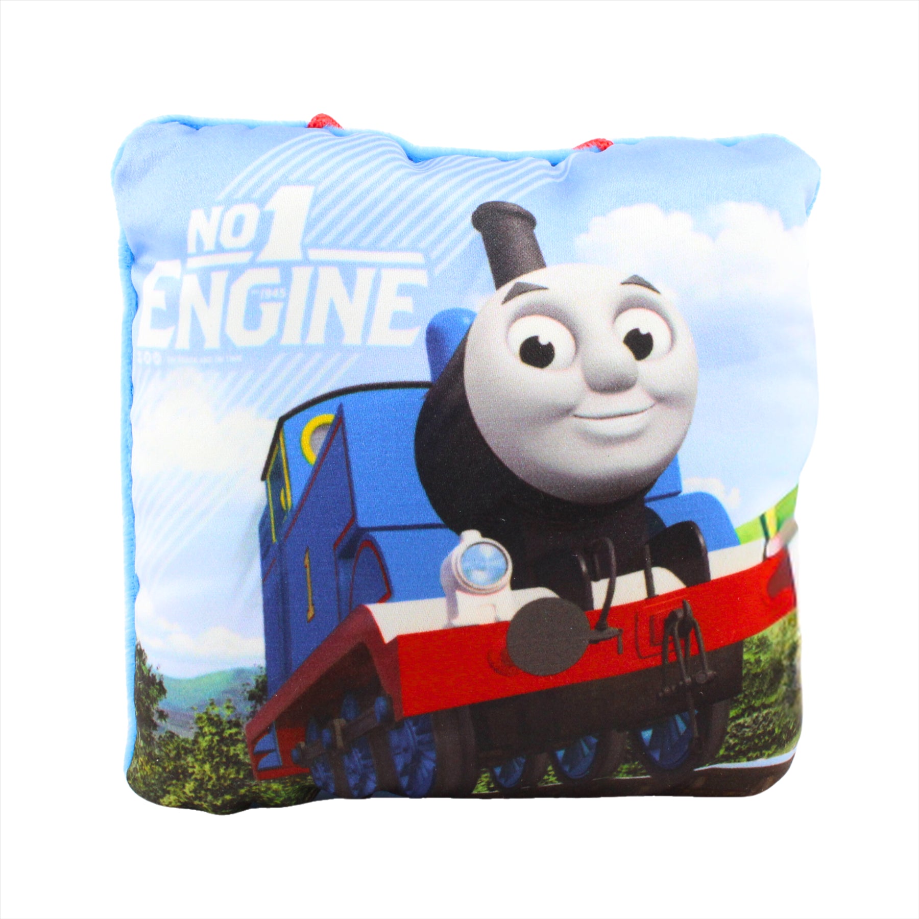 Thomas and Friends Rescue Center Toy Figure Playset, Diecast Thomas Keyring, and No1 Engine 12cm Pillow Bundle - Toptoys2u