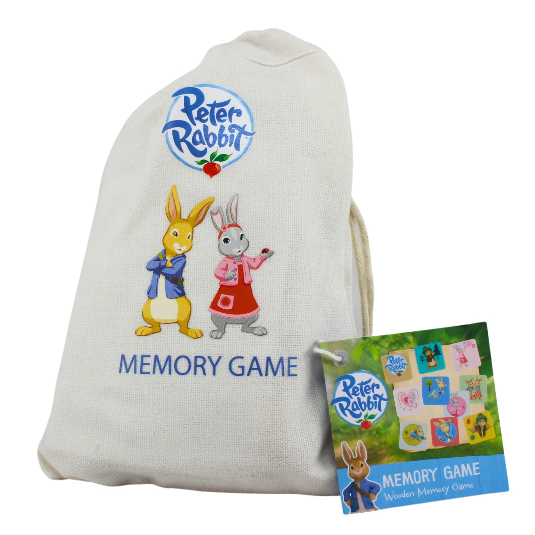 Peter Rabbit Children's Educational Wooden Memory Game for 2 Players - Toptoys2u