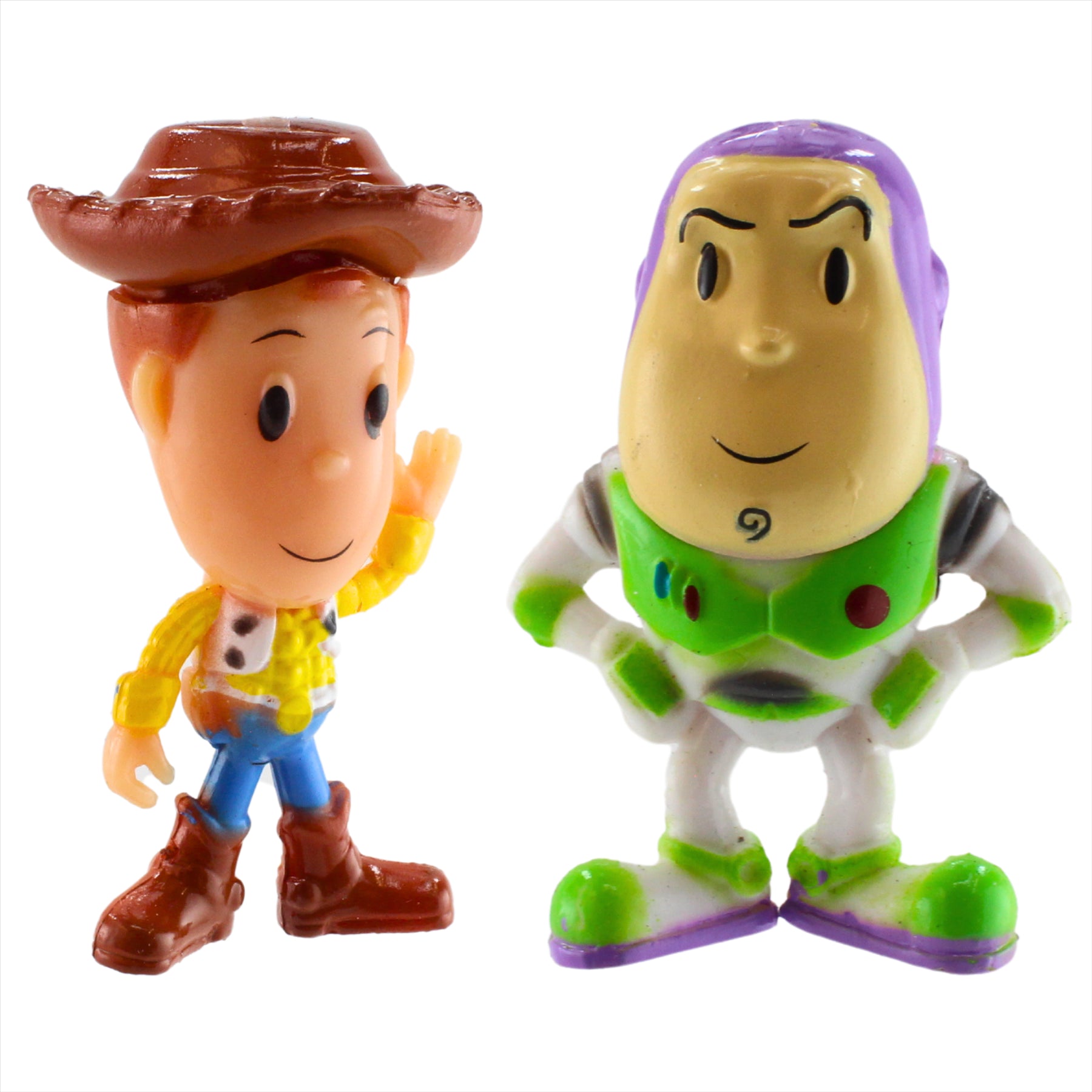 Disney Toy Story Buzz Lightyear and Woody Miniature Toy Figure Parachuters - Twin Pack - Toptoys2u