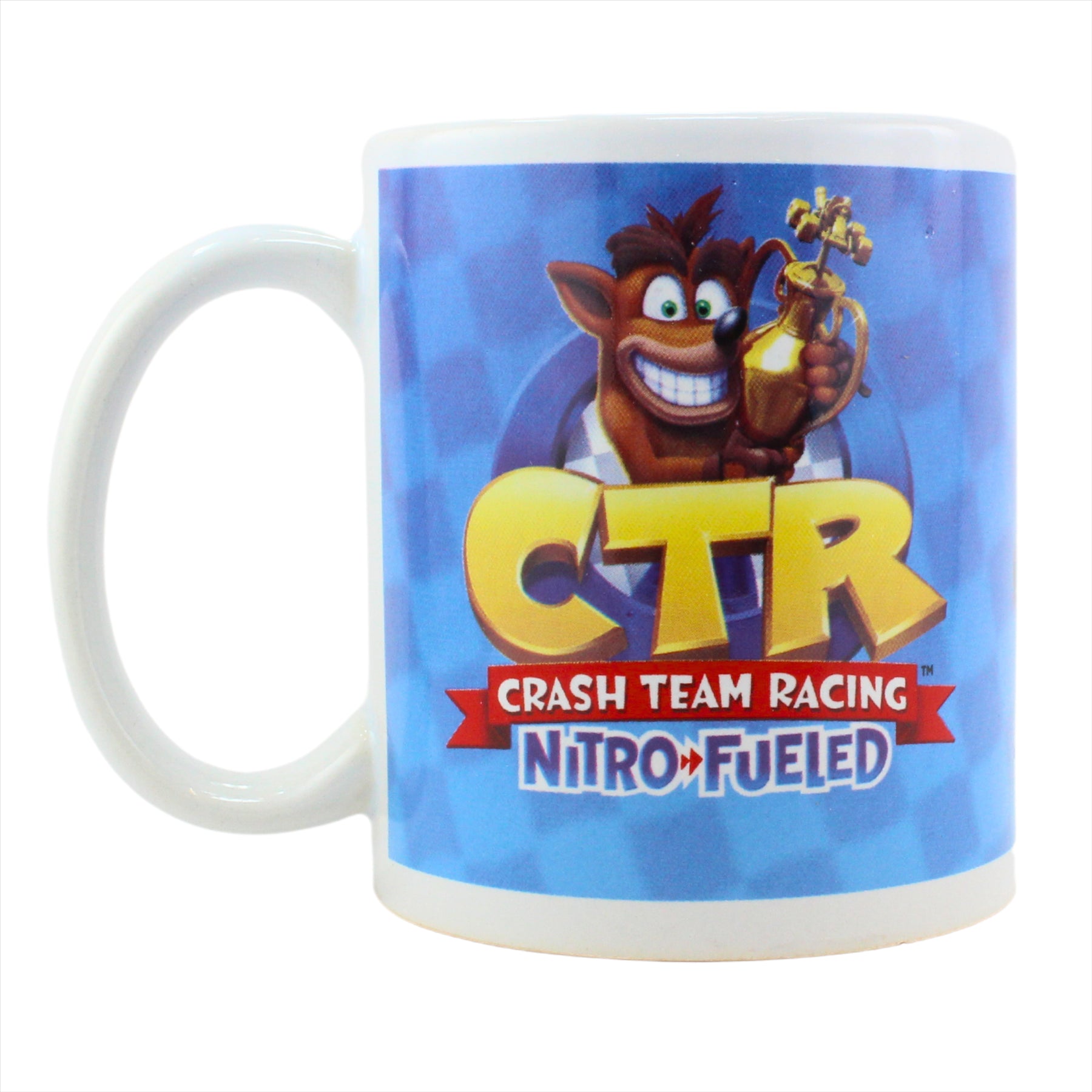 Crash Bandicoot Video Game 315ml Coffee Mug - CTR Nitro Fueled Blue - Toptoys2u