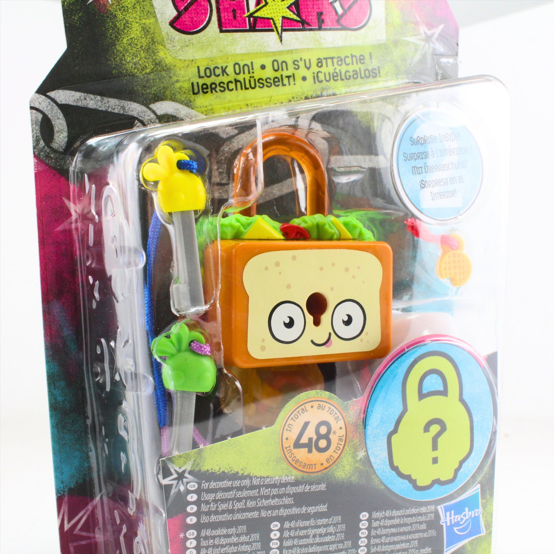 Lock Stars Series 2 Sandwich Collectible Miniature 7cm Toy Figure Lock-On Clip with Accessories - Toptoys2u