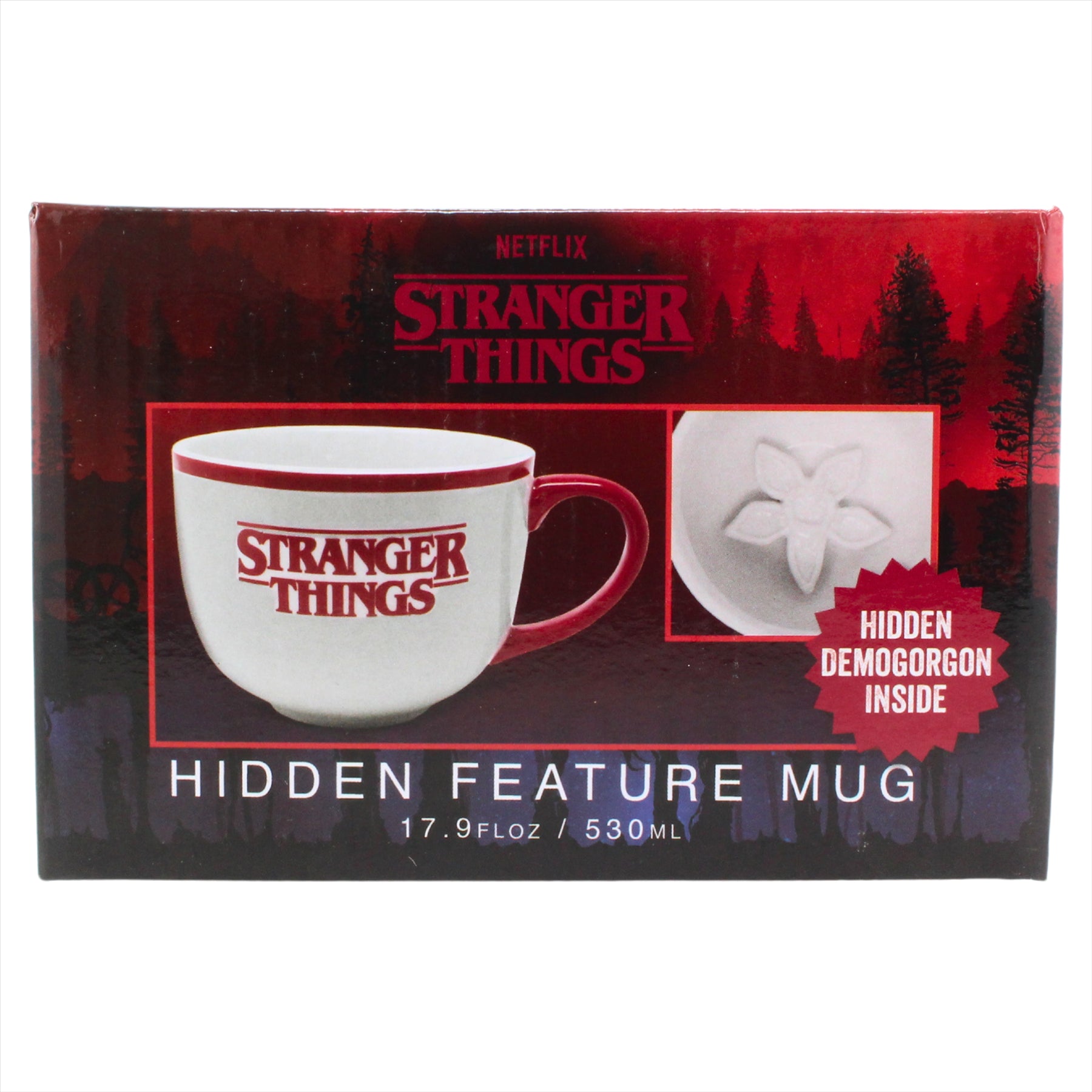 Stranger Things 530ml Coffee Mug with Hidden Demogorgon Feature - Toptoys2u