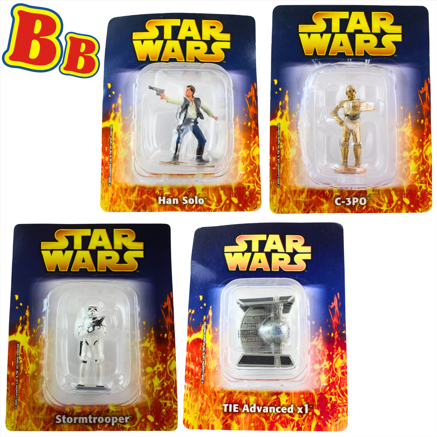 Star Wars DeAgostini Vintage Diecast Figures - Set 1, Pack of 4 - Toptoys2u