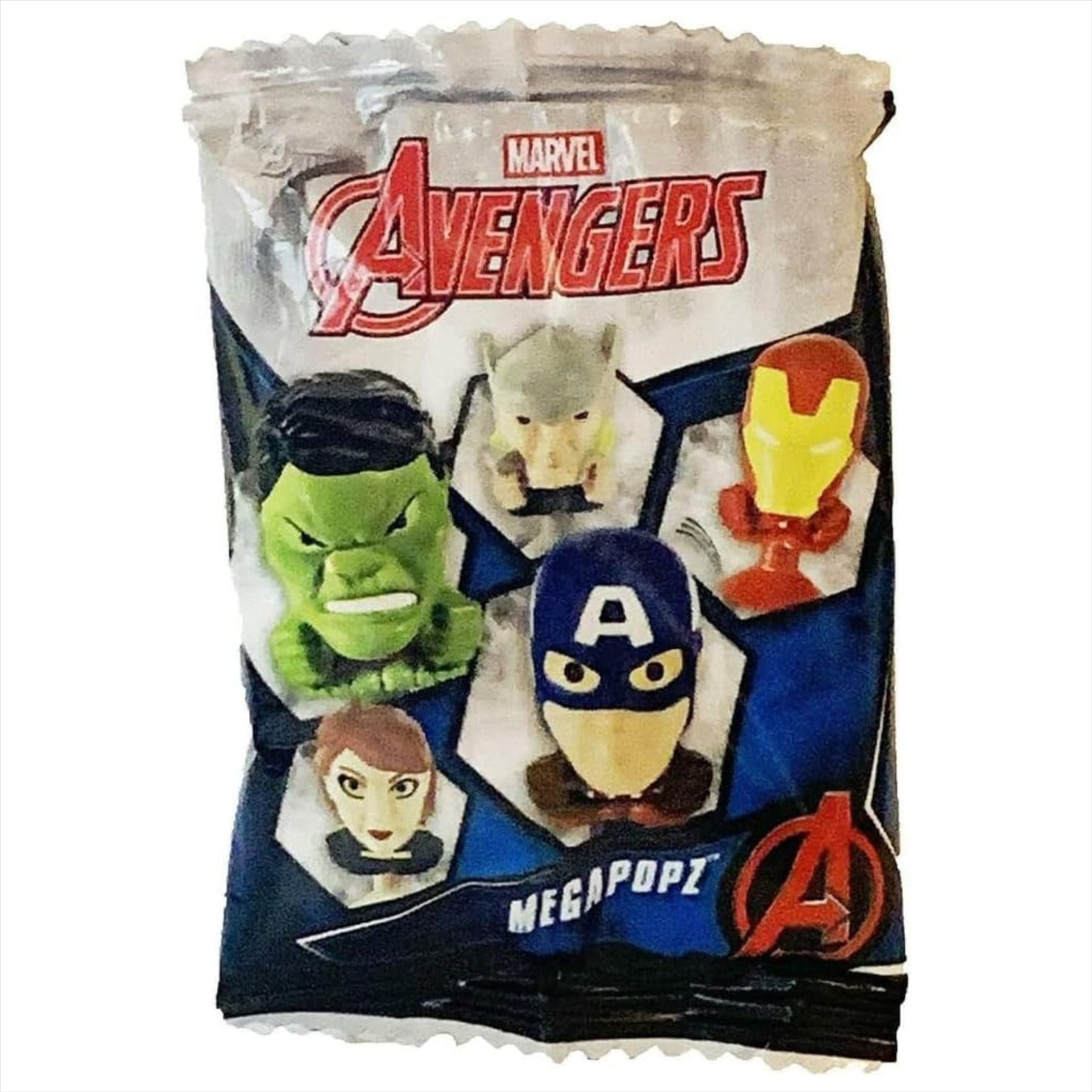 Marvel Avengers Hulk, Thor, Iron Man, and Captain America Pack of 4 Articulated 9.5cm Action Figures + 4x Mystery Megapopz Avengers Figures - Toptoys2u